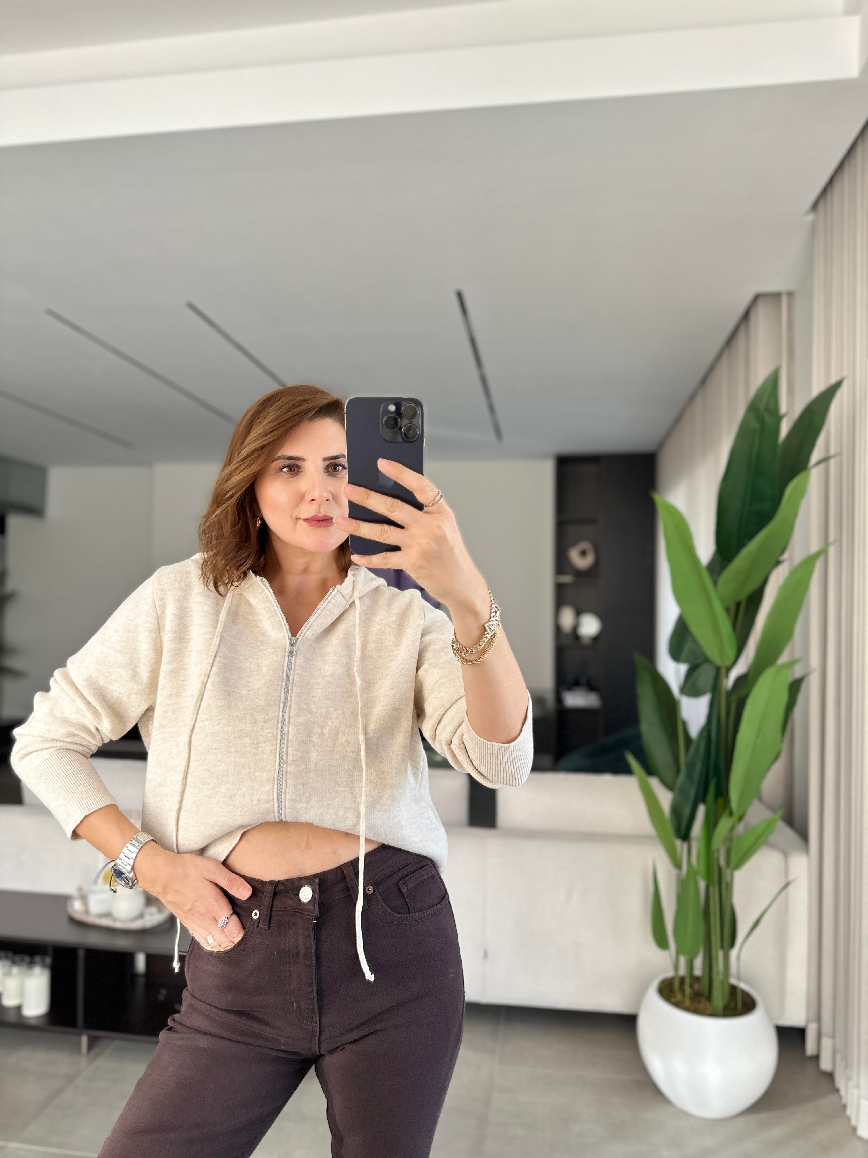 Acı Kahve Boyfit Pantolon