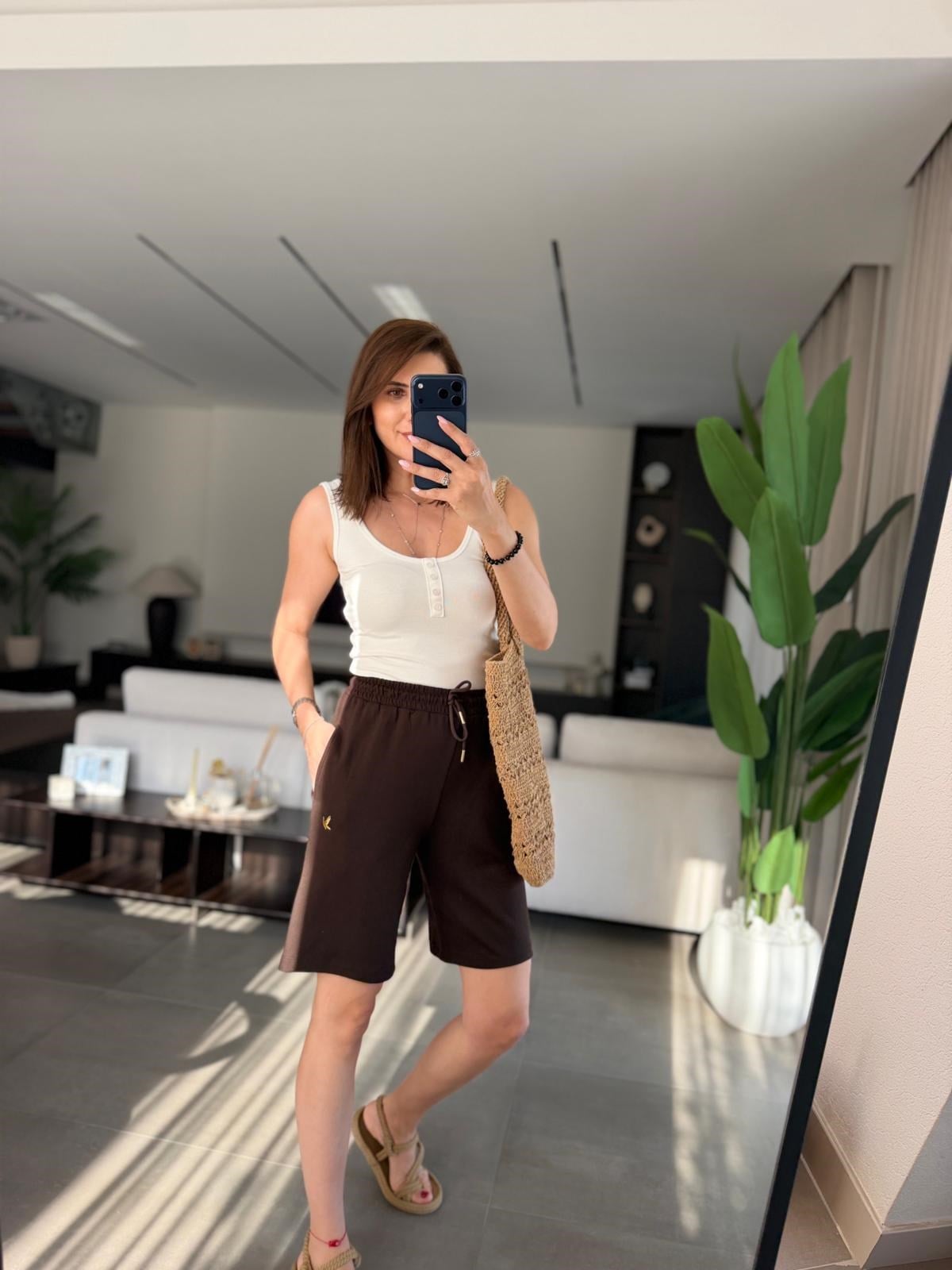 Acı Kahve Modal Şehir Boy Şort