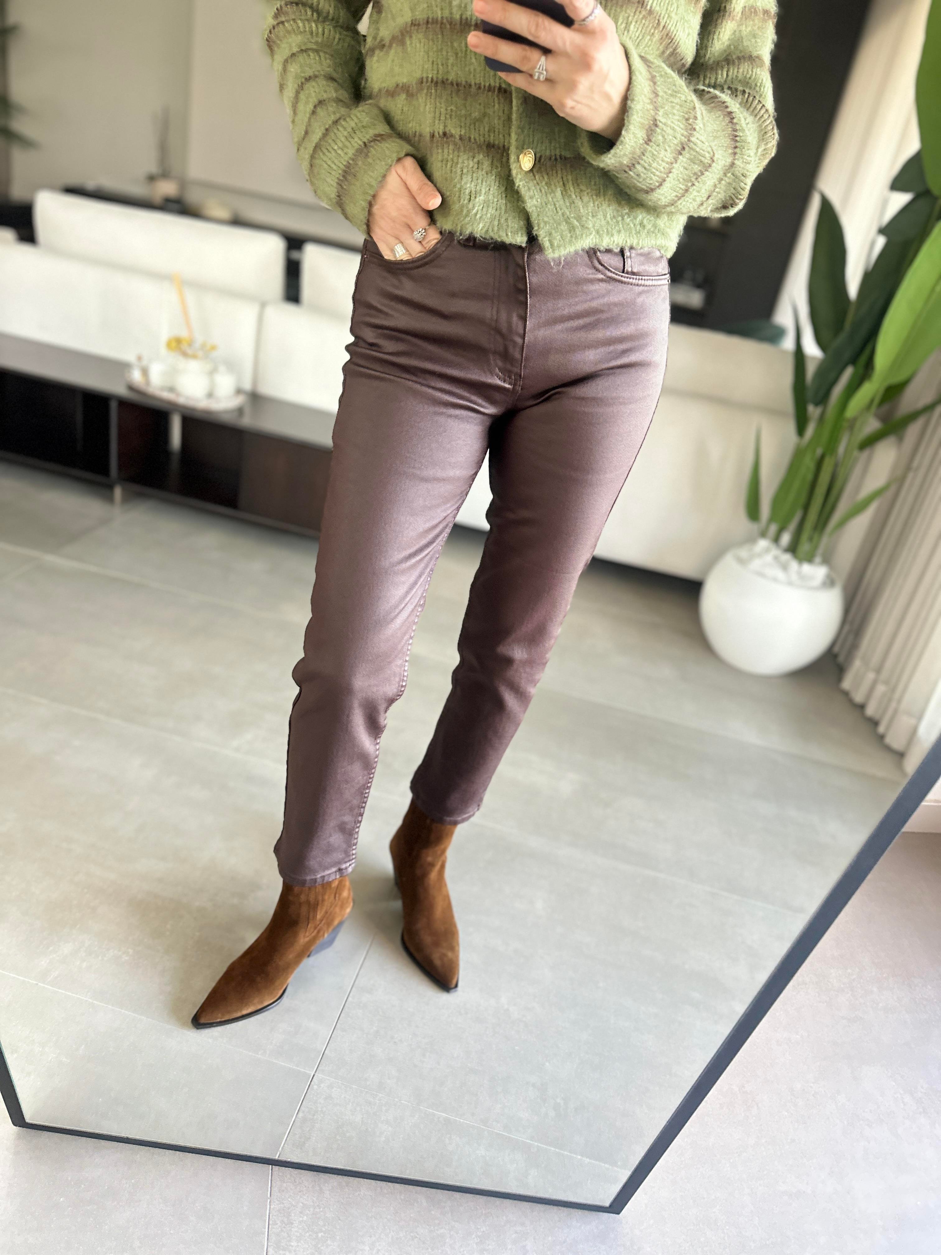 Acı Kahve Mumlu Jean