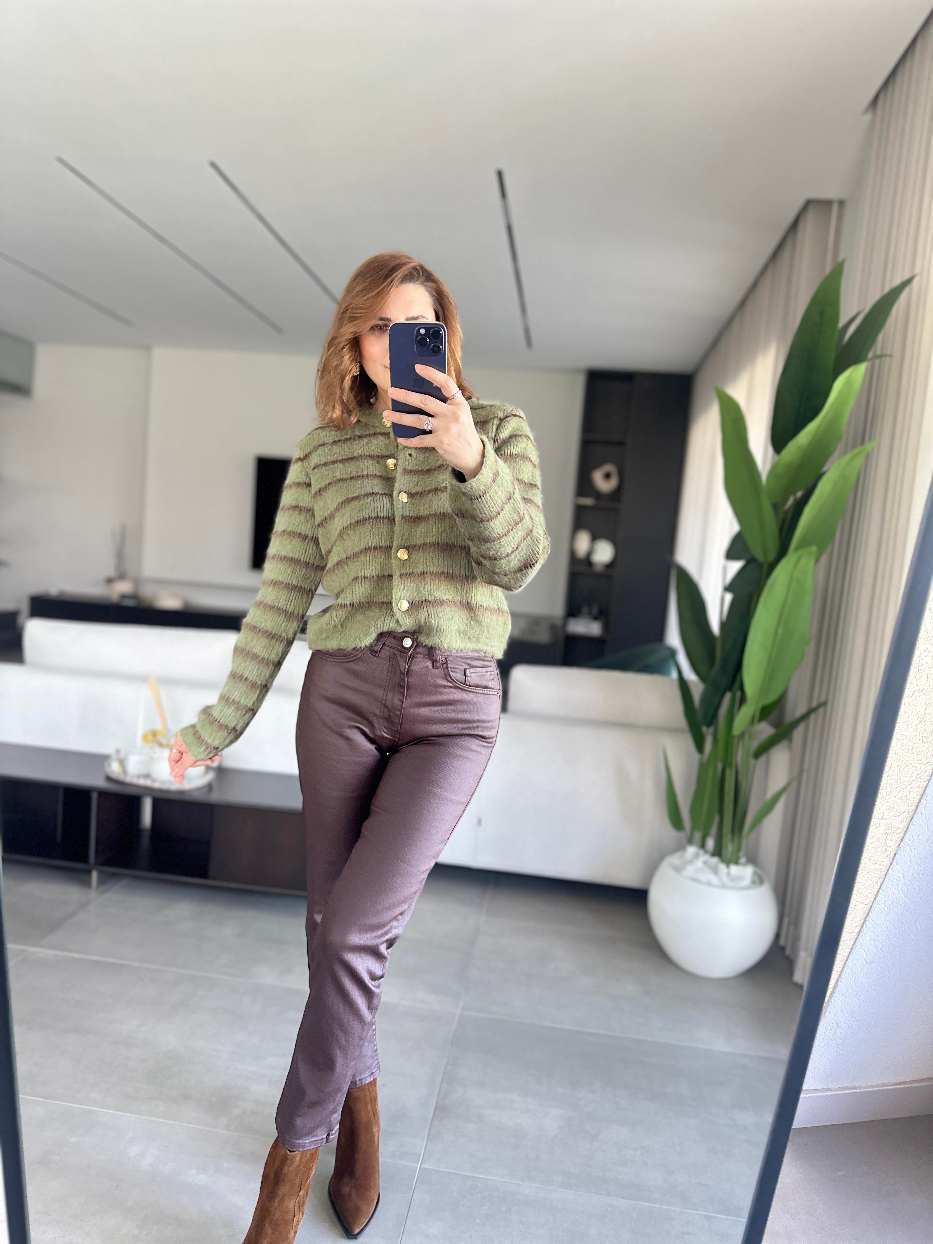 Acı Kahve Mumlu Jean