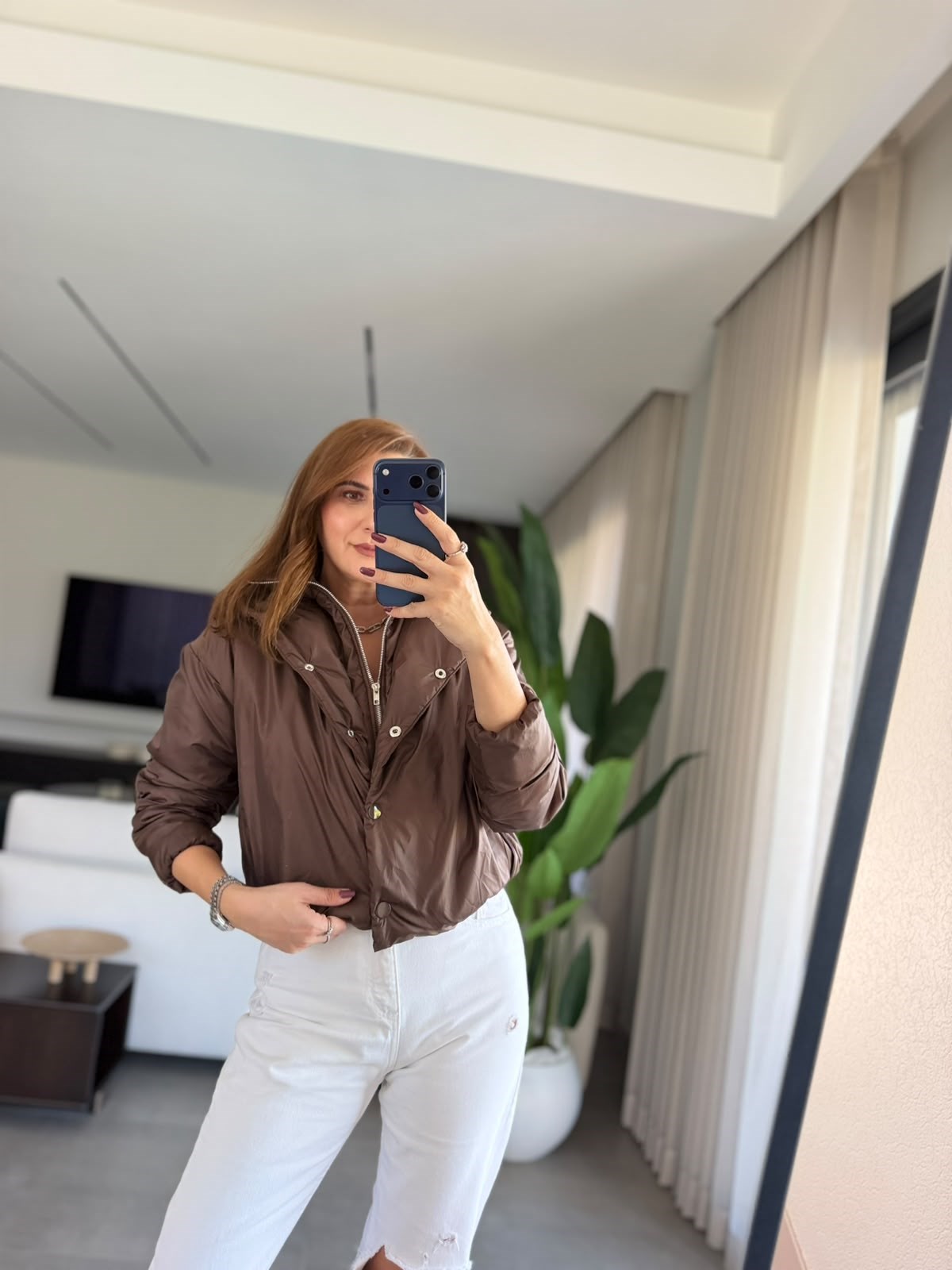 Acı Kahve Nora Şişme Ceket