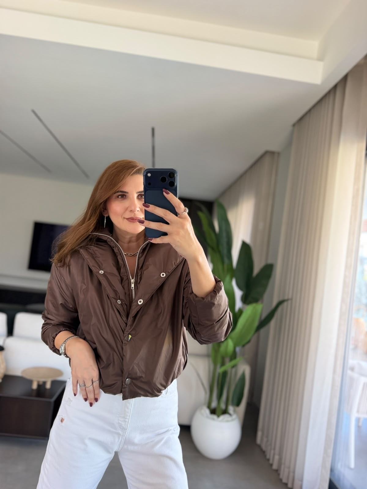 Acı Kahve Nora Şişme Ceket