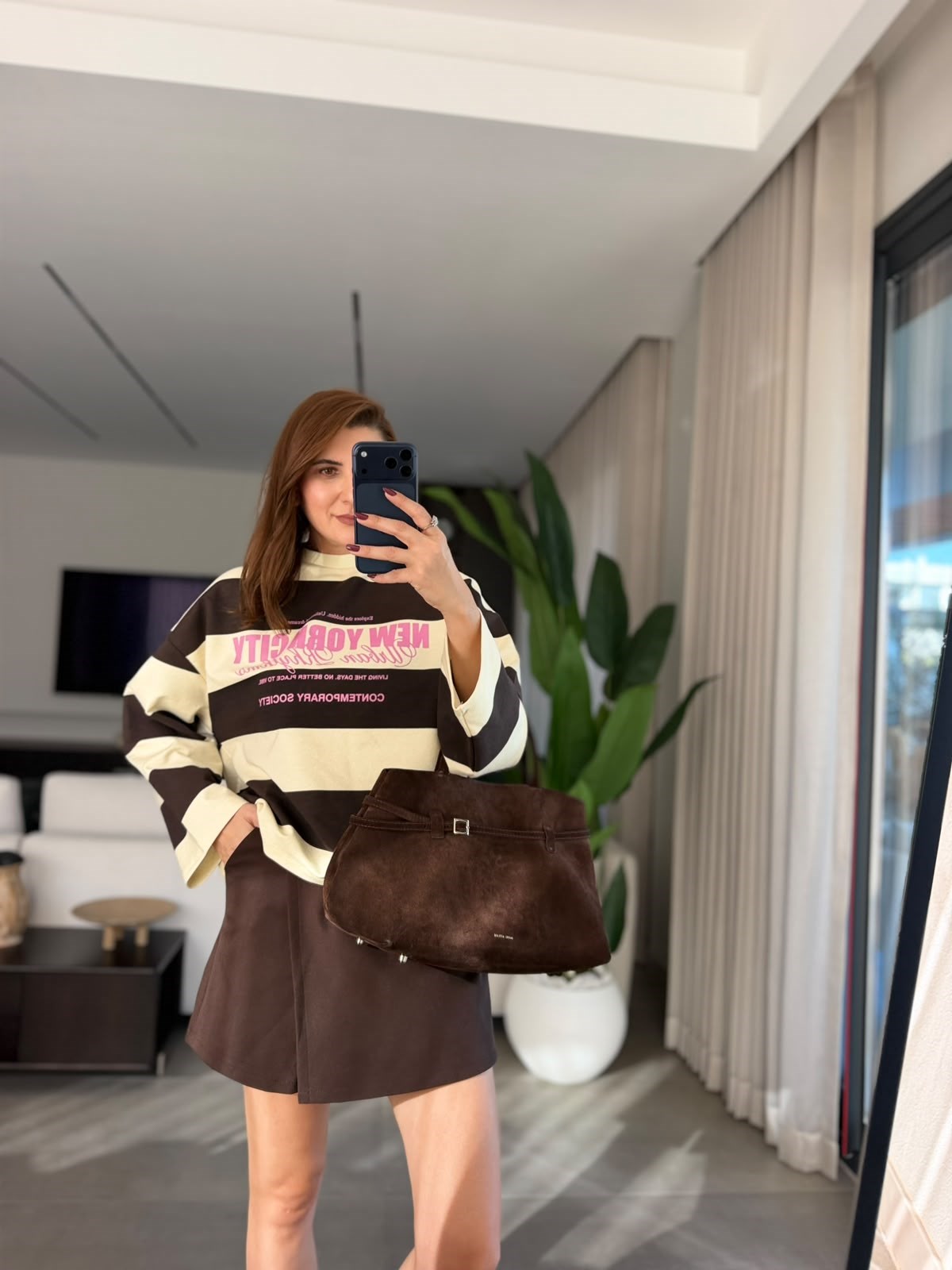 Acı Kahve NY Cıty Baskılı Sweatshırt