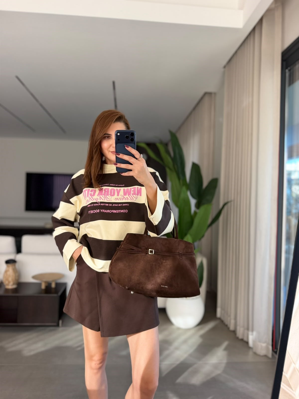 Acı Kahve NY Cıty Baskılı Sweatshırt