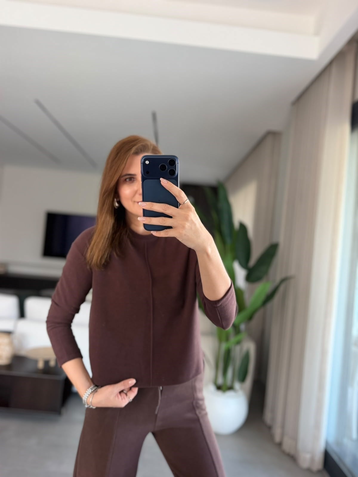 Acı Kahve Selanik Ortası Çimalı Bluz
