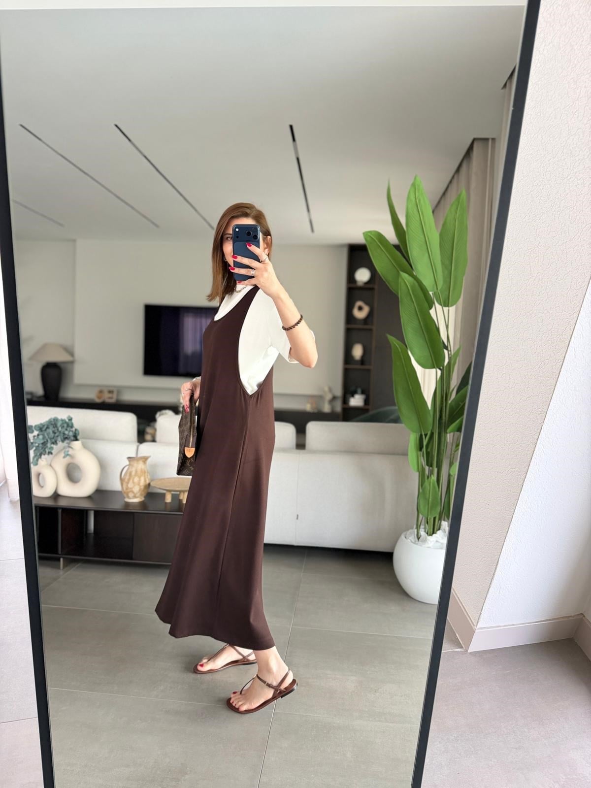 Acı Kahve  T-shirt Elbise