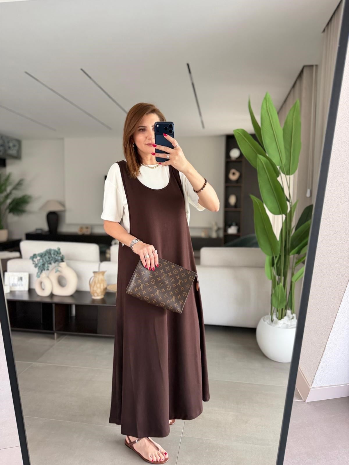 Acı Kahve  T-shirt Elbise