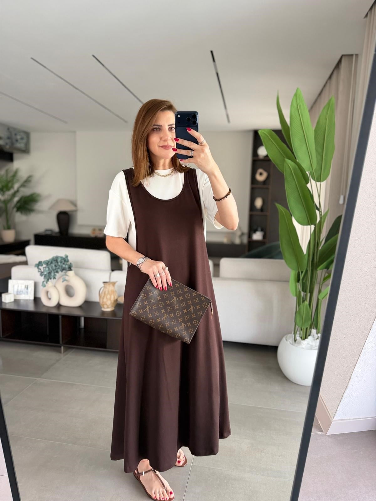 Acı Kahve  T-shirt Elbise