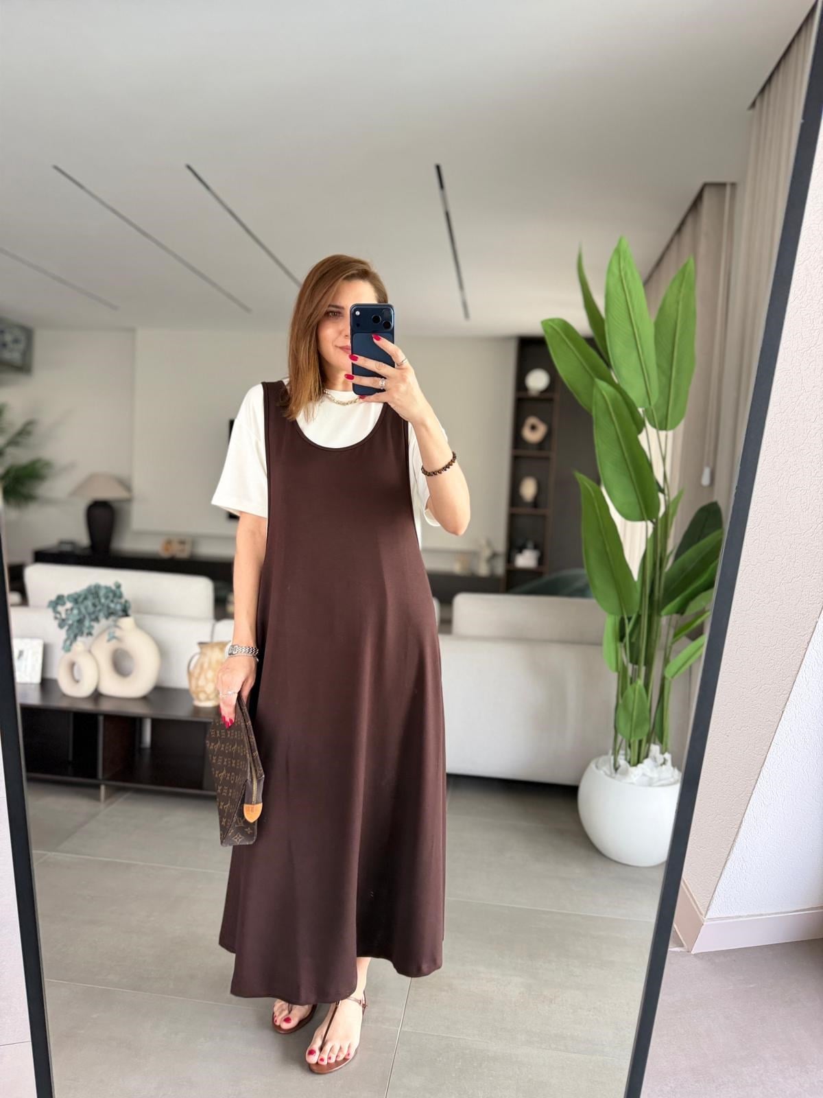 Acı Kahve  T-shirt Elbise