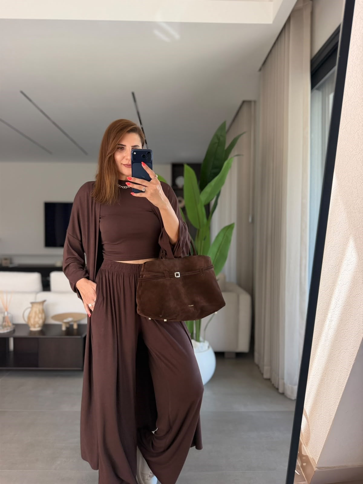 Acı Kahve Üçlü Kimona Takım