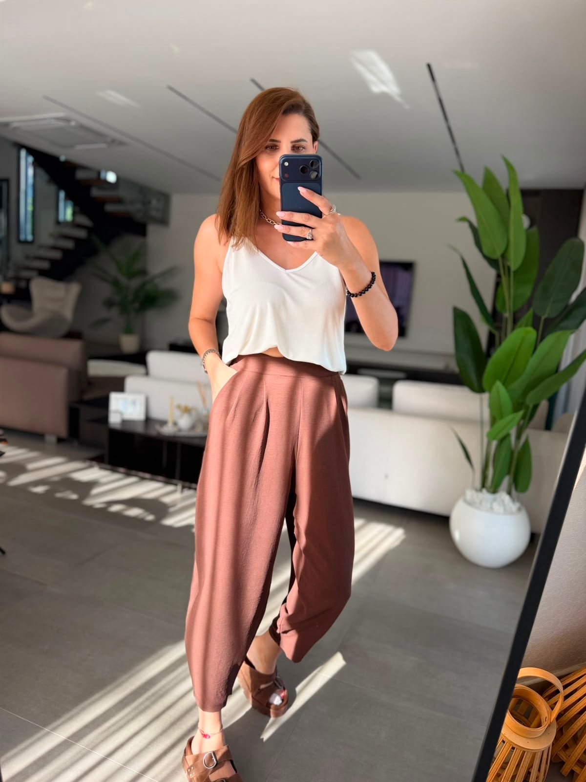 Acı Kahve Veronica Harem Pantolon