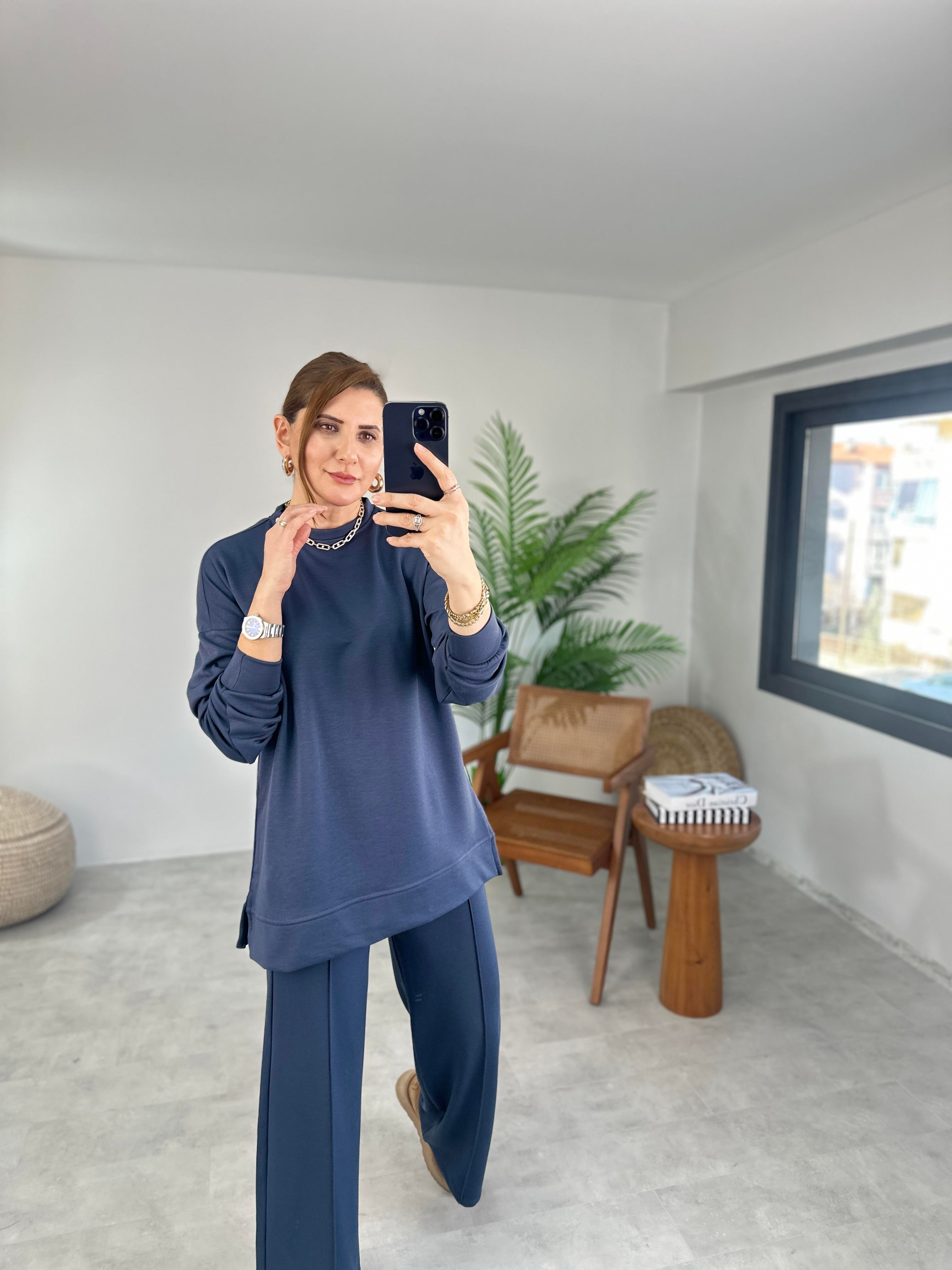 Antrasit İçi Şardonlu Basic Takım