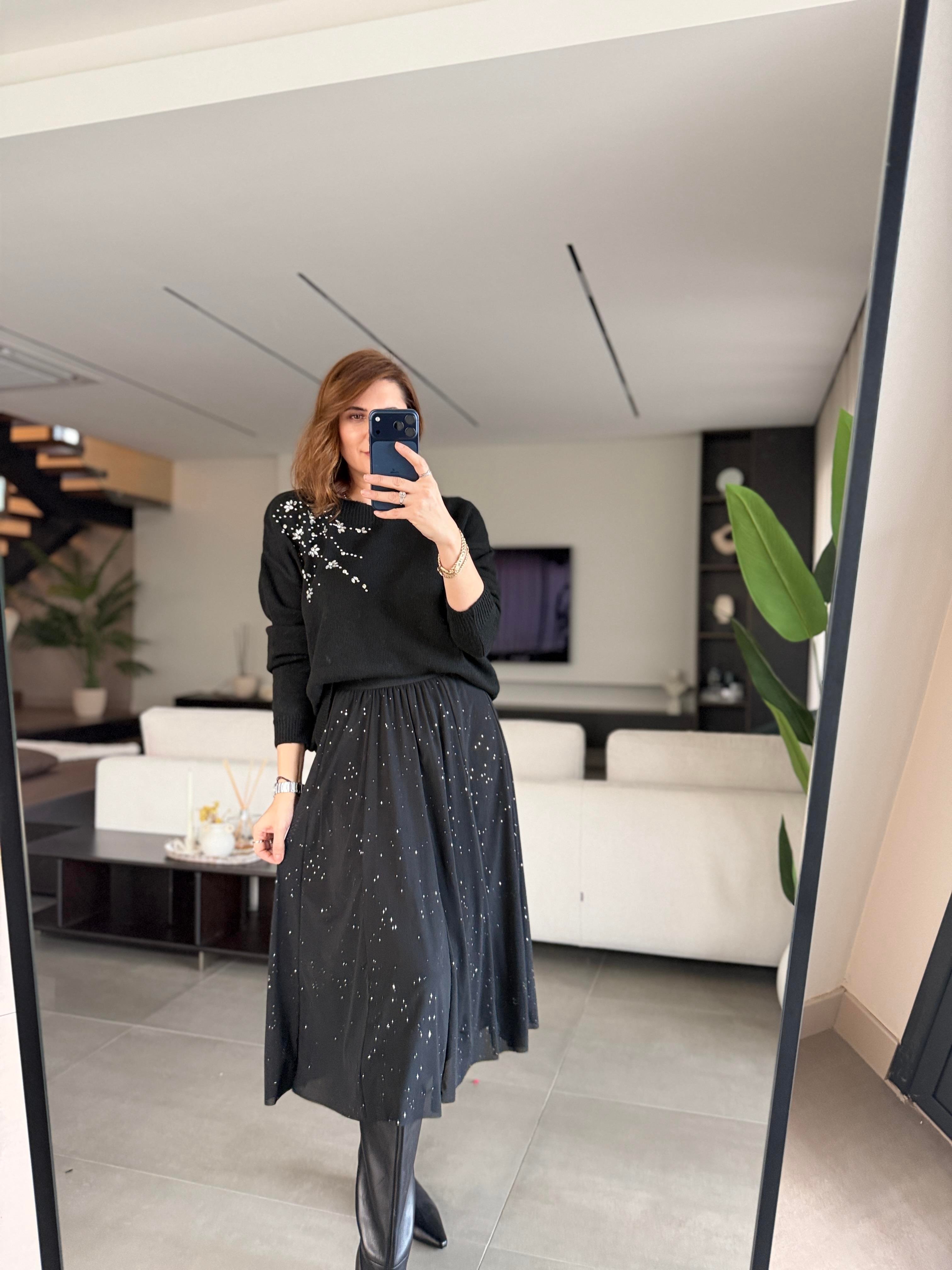 Astarlı Simlı Tül Etek