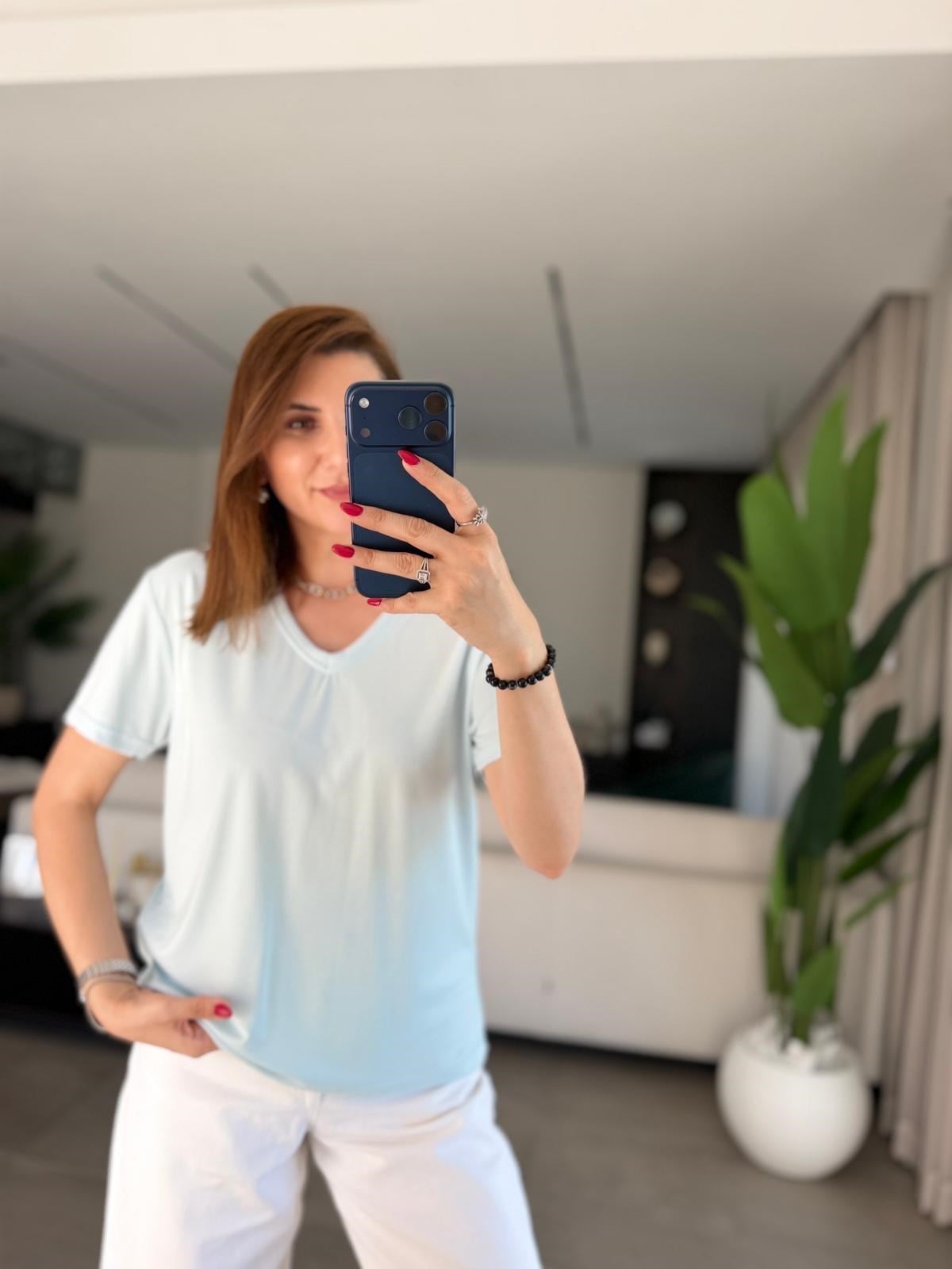 Bebemavi V Yaka Oys Tshırt