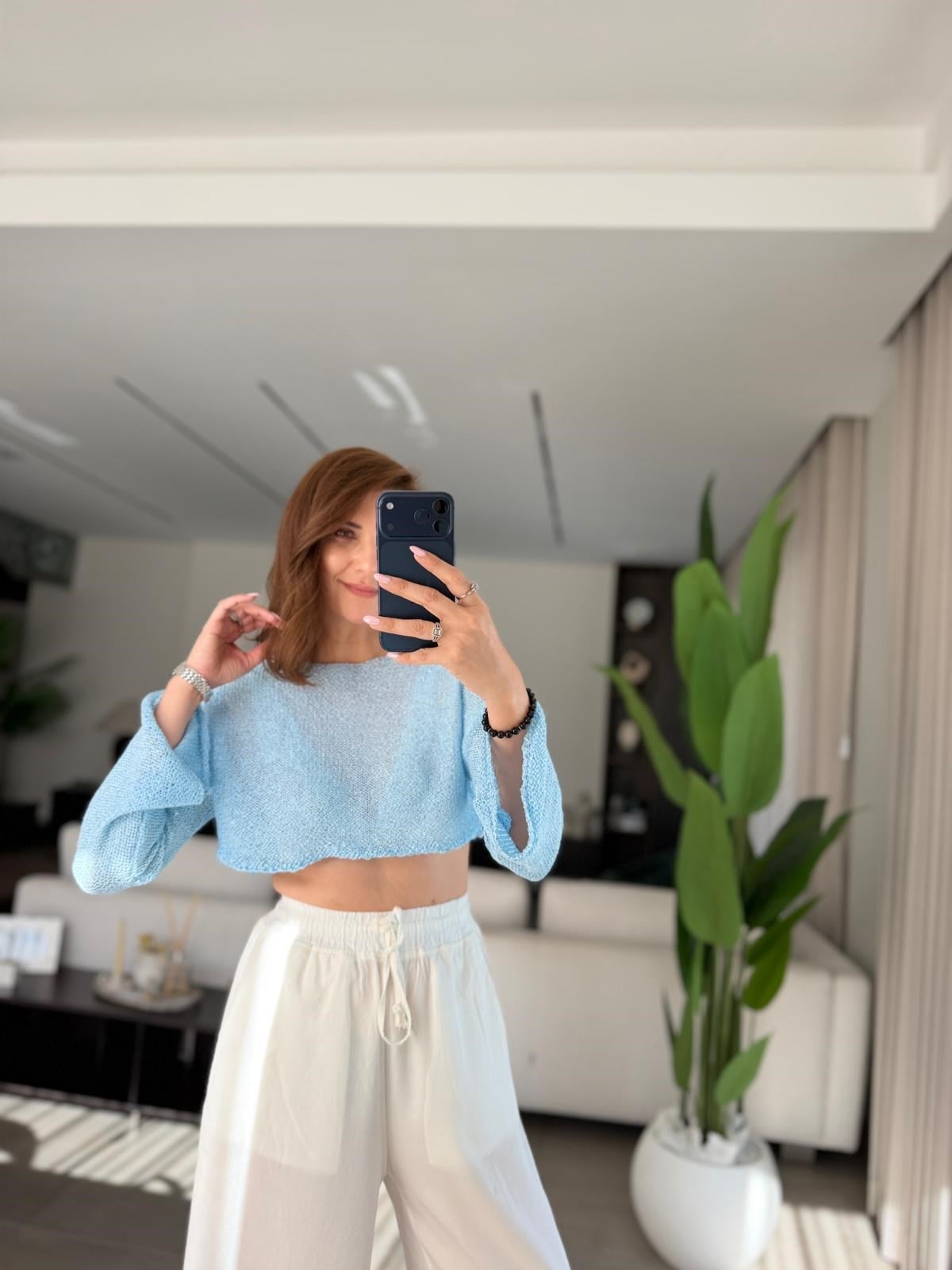 Bebemavisi  Crop Pullu Bluz