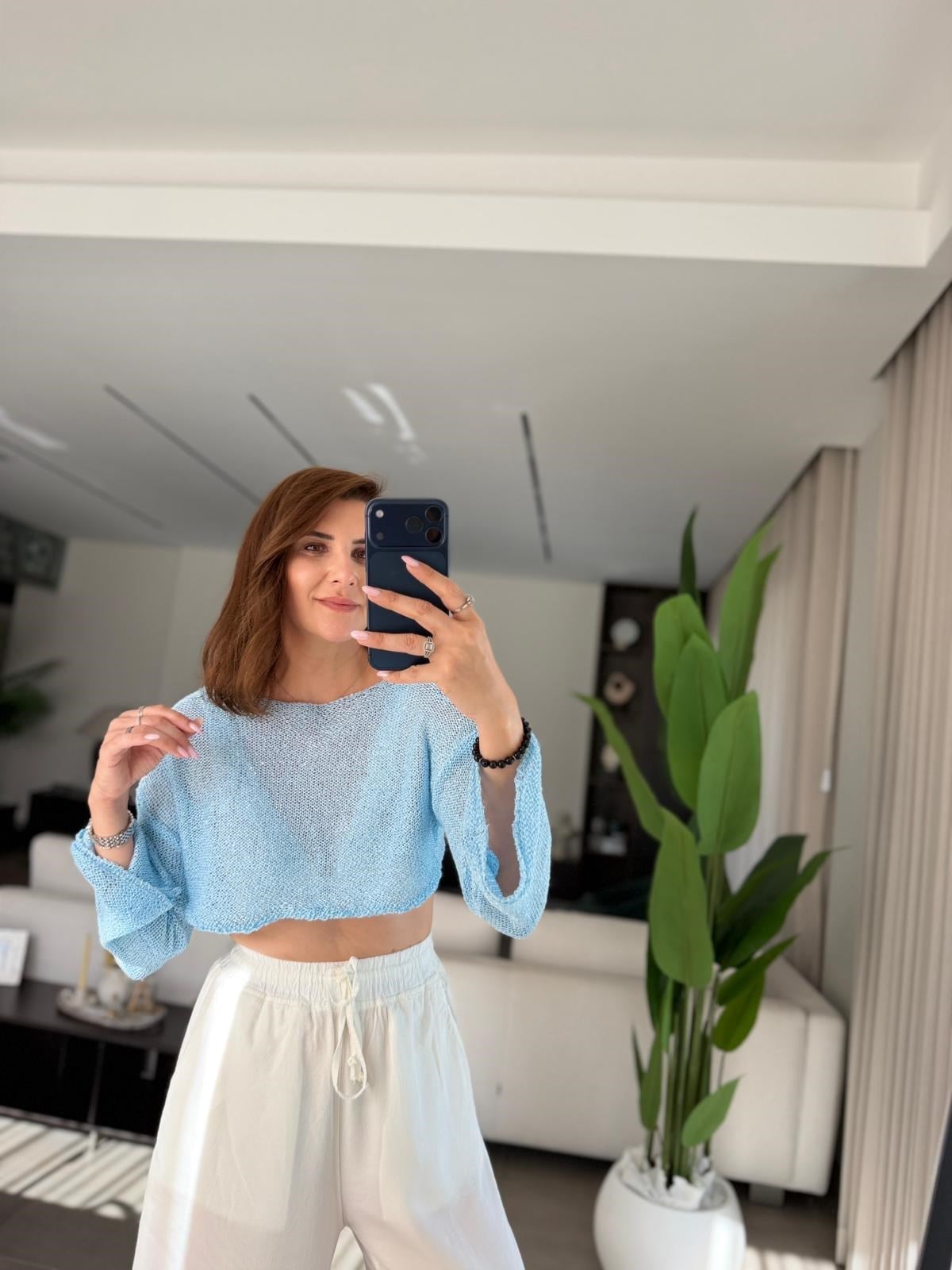 Bebemavisi  Crop Pullu Bluz