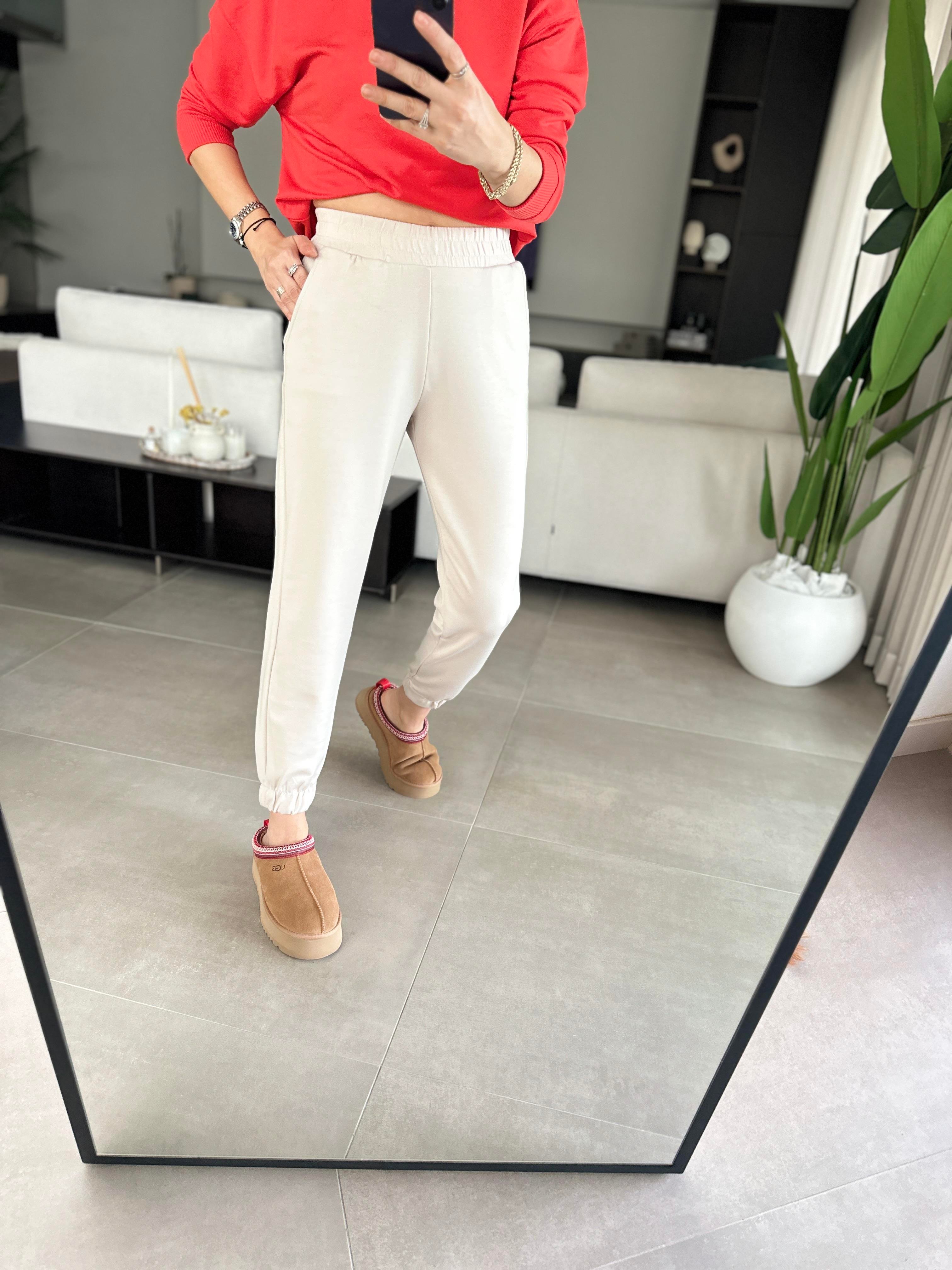 Bej Oys Jogger Pantolon
