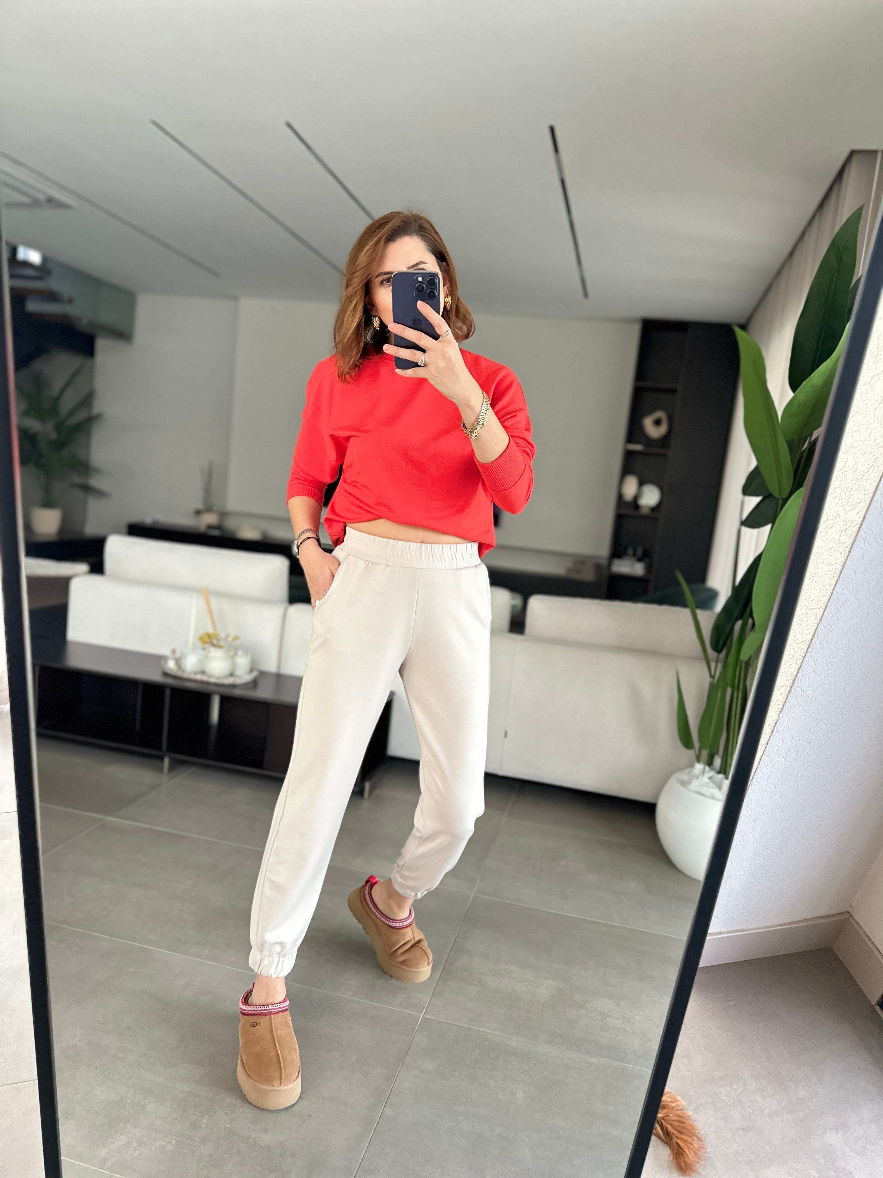 Bej Oys Jogger Pantolon