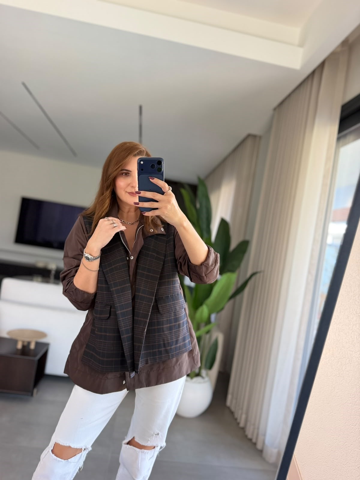 Belmont Ekose Garnili Tasarım Ceket