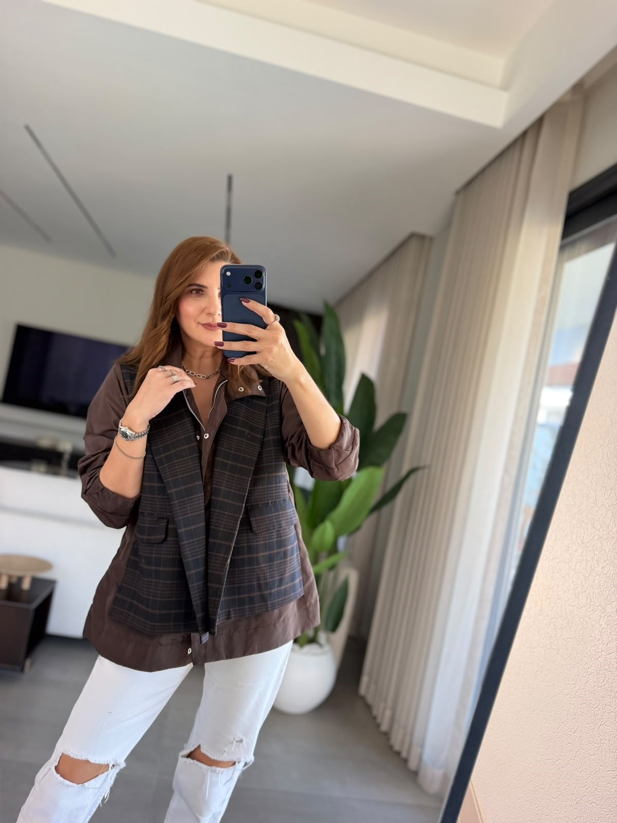 Belmont Ekose Garnili Tasarım Ceket