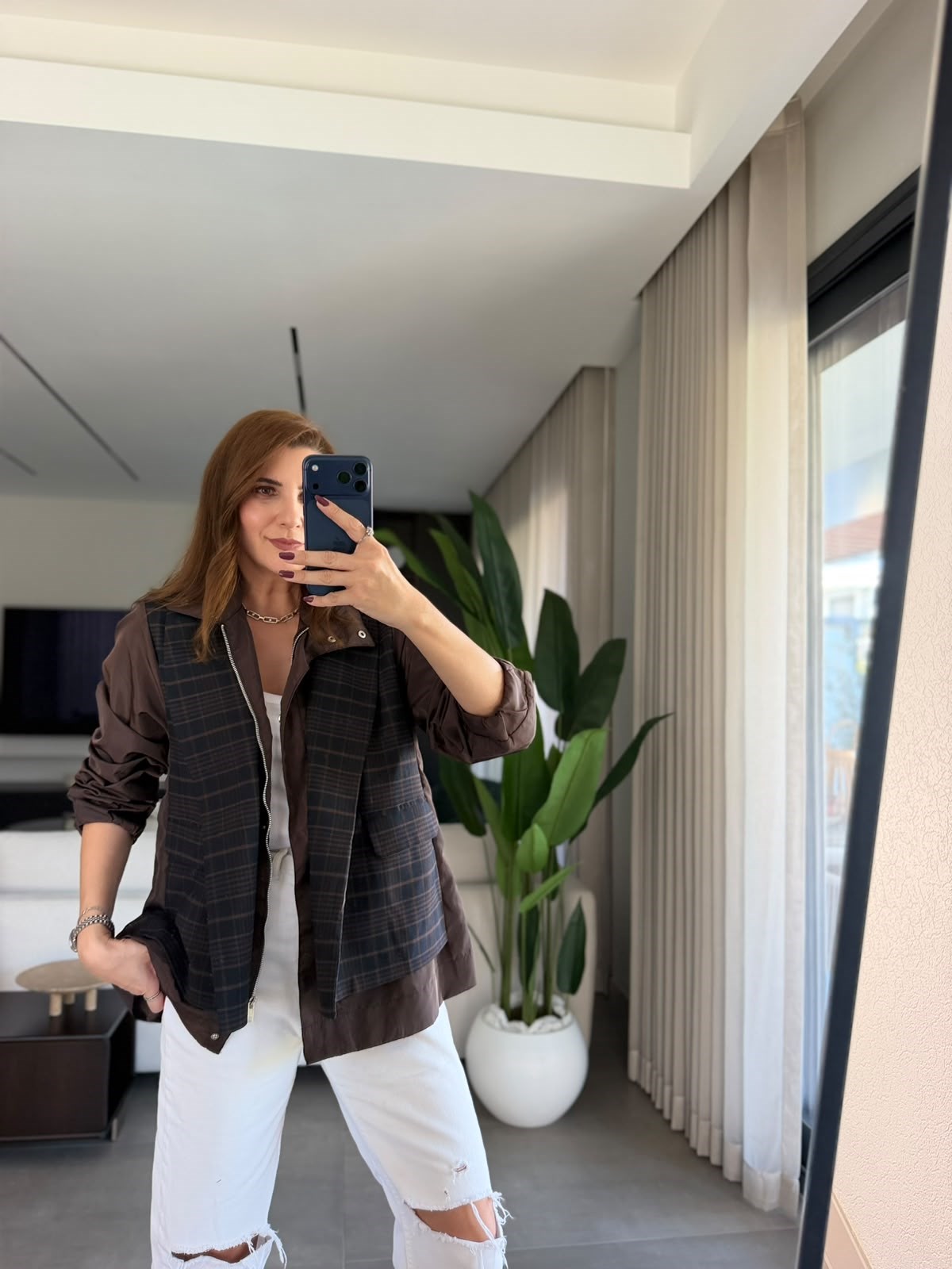 Belmont Ekose Garnili Tasarım Ceket