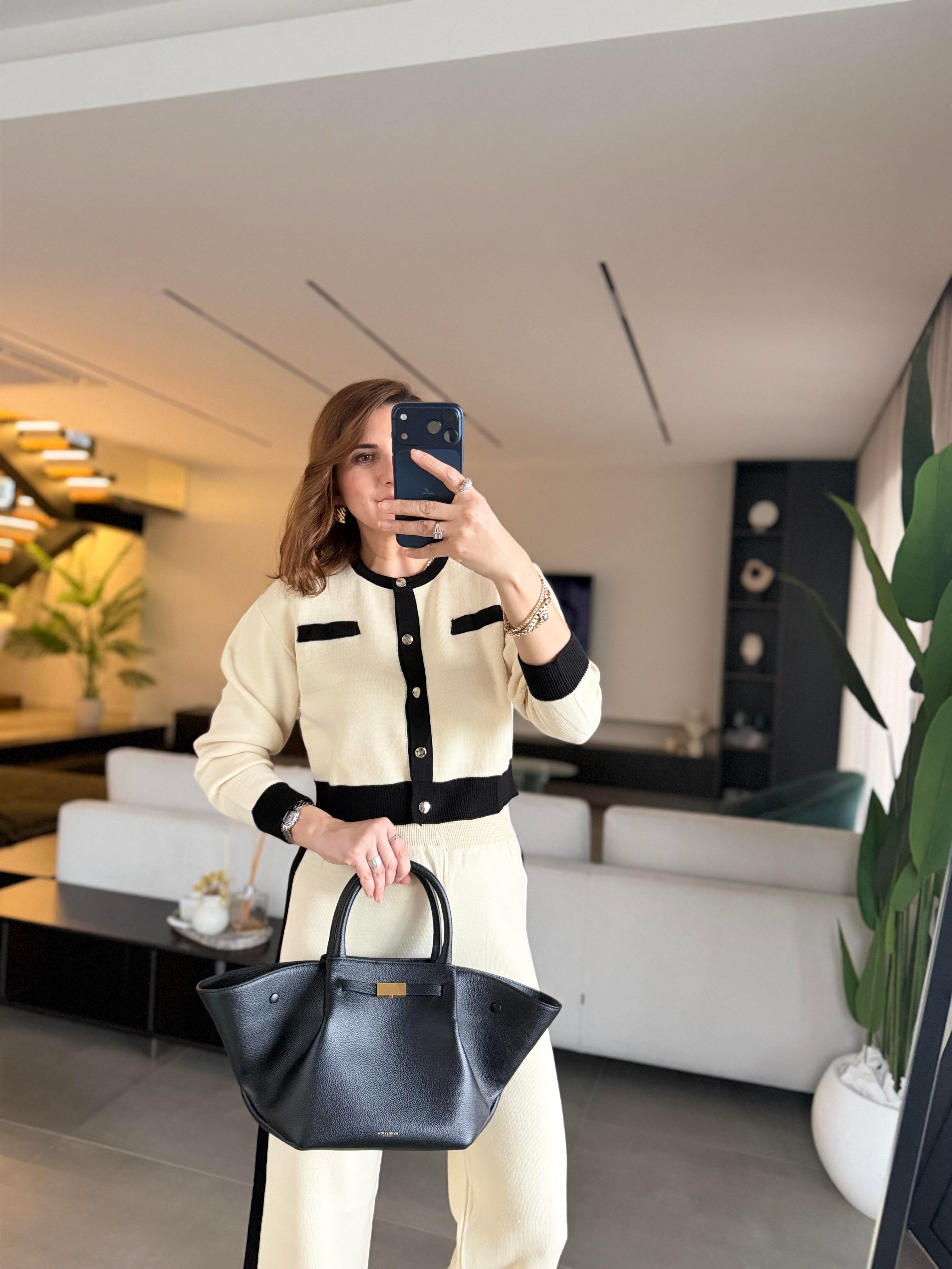 Beyaz Bomber Triko Takım