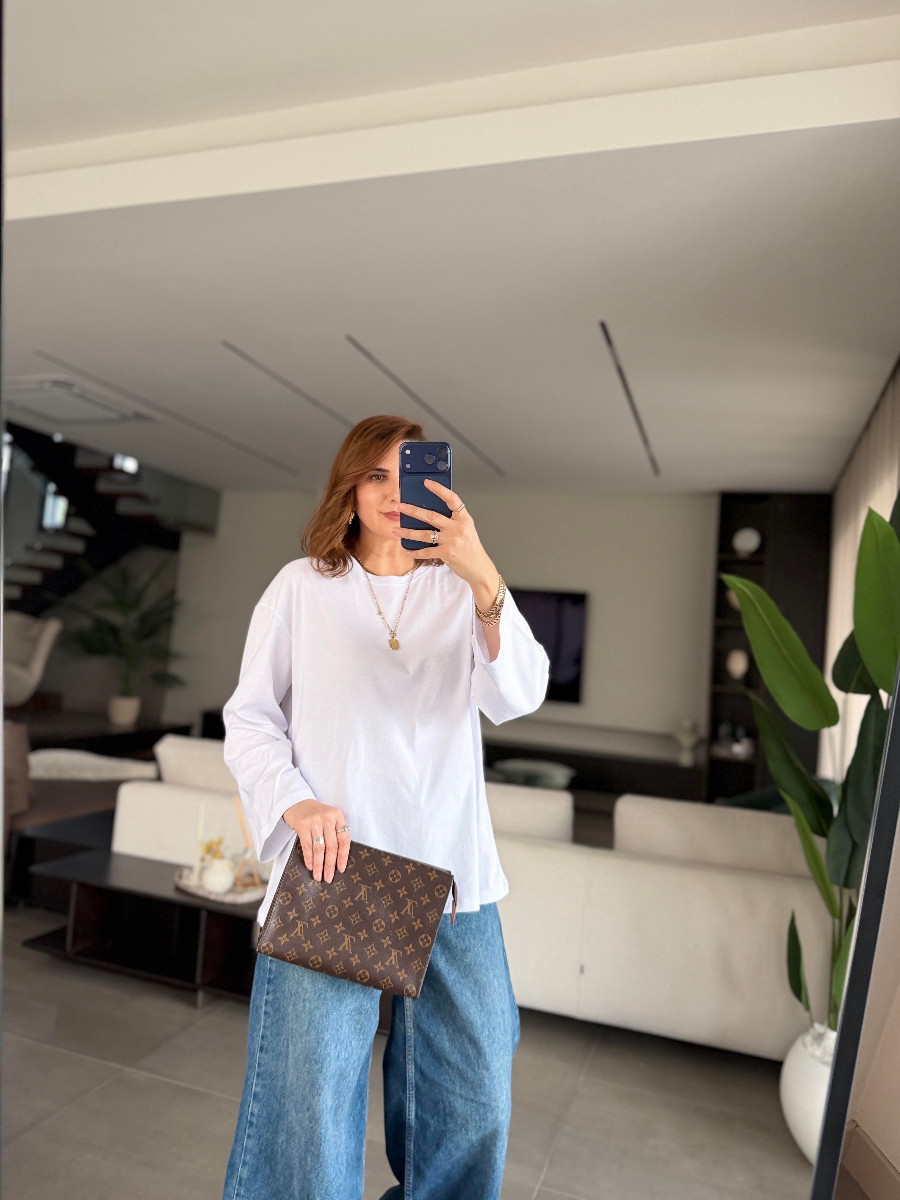 Beyaz Oslo Uzun Kol Basic Bady