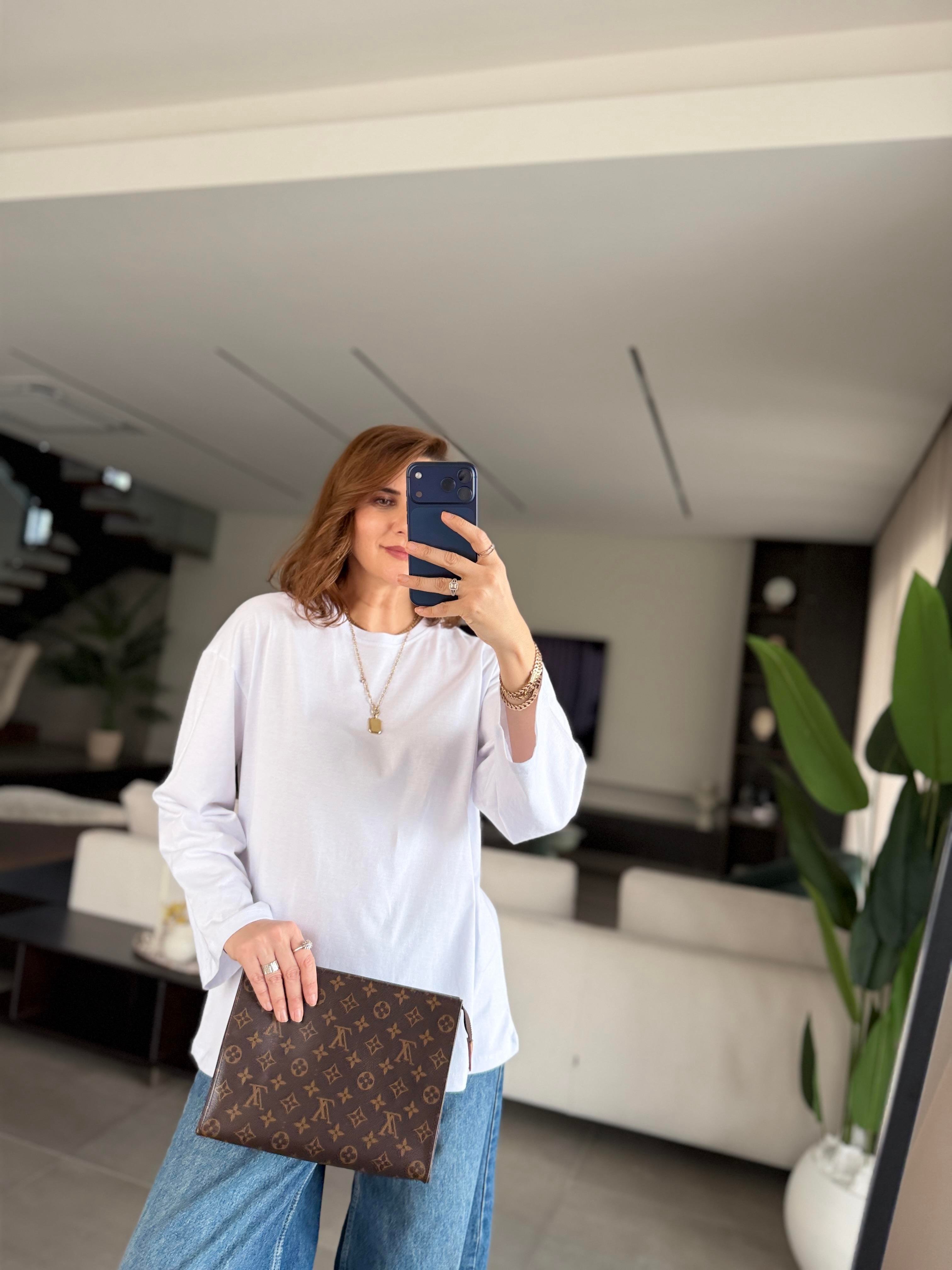 Beyaz Oslo Uzun Kol Basic Bady