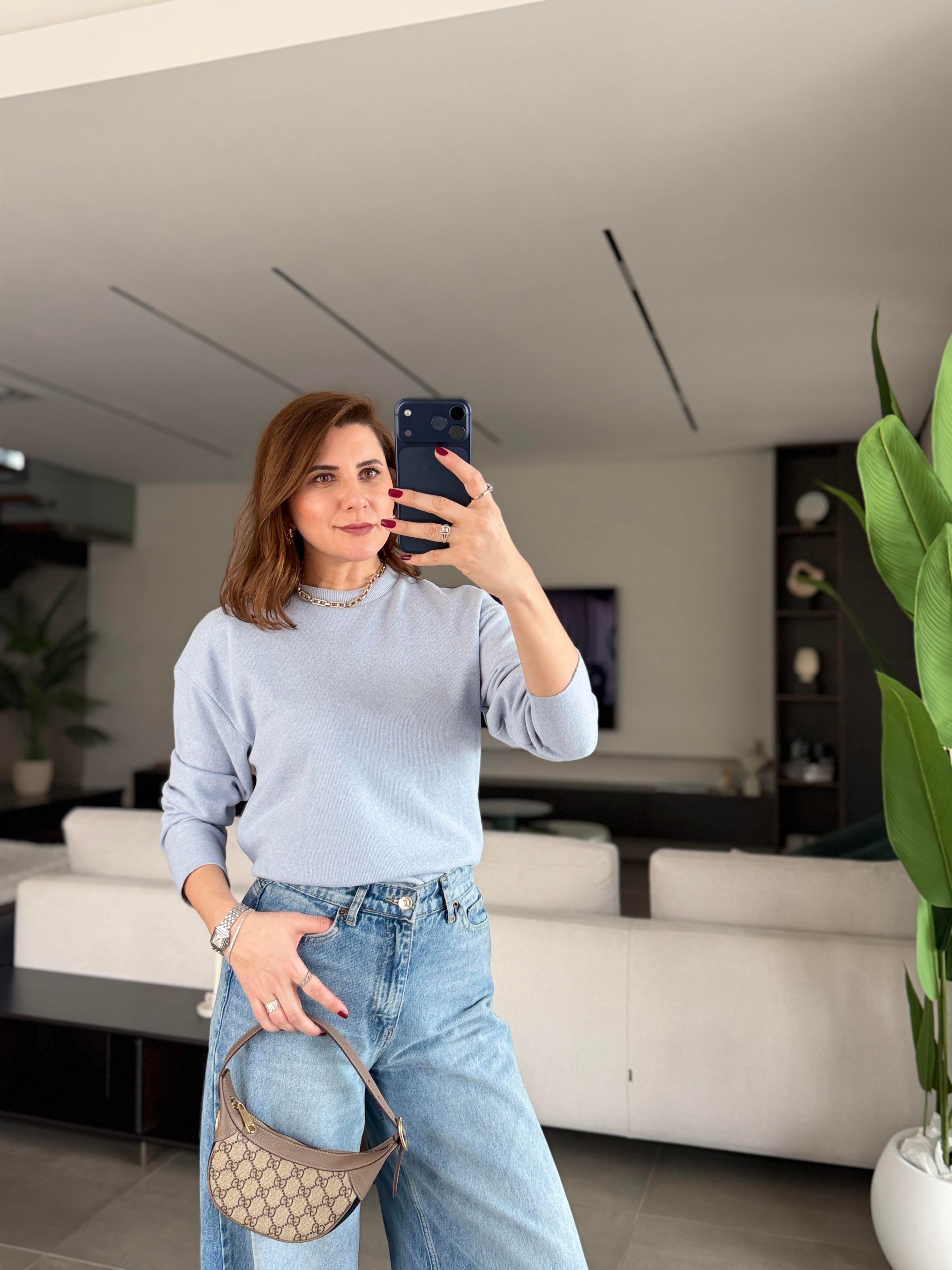 Bisiklet Yaka Selanik Kazak