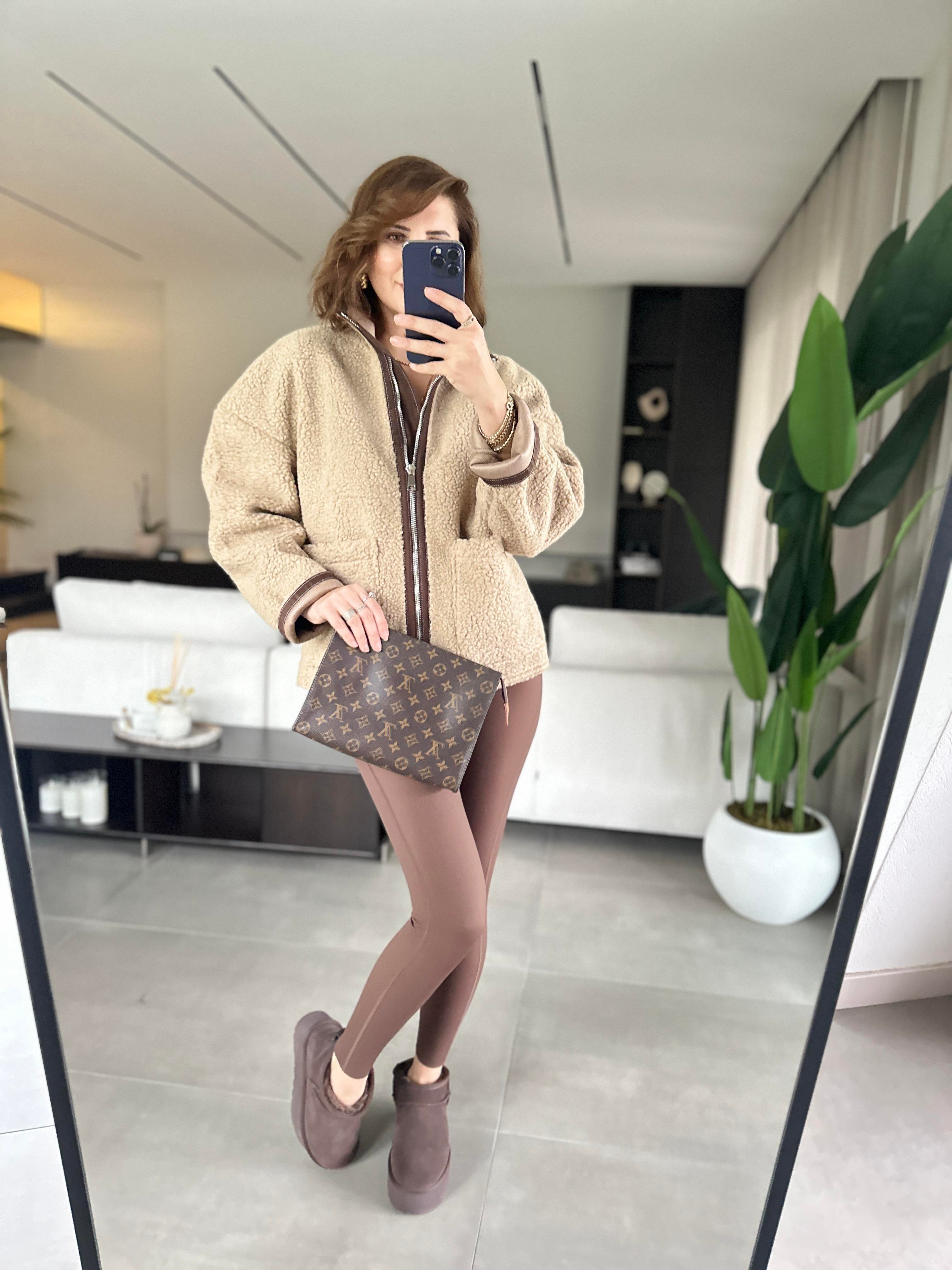 Biyeli Peluş Mont