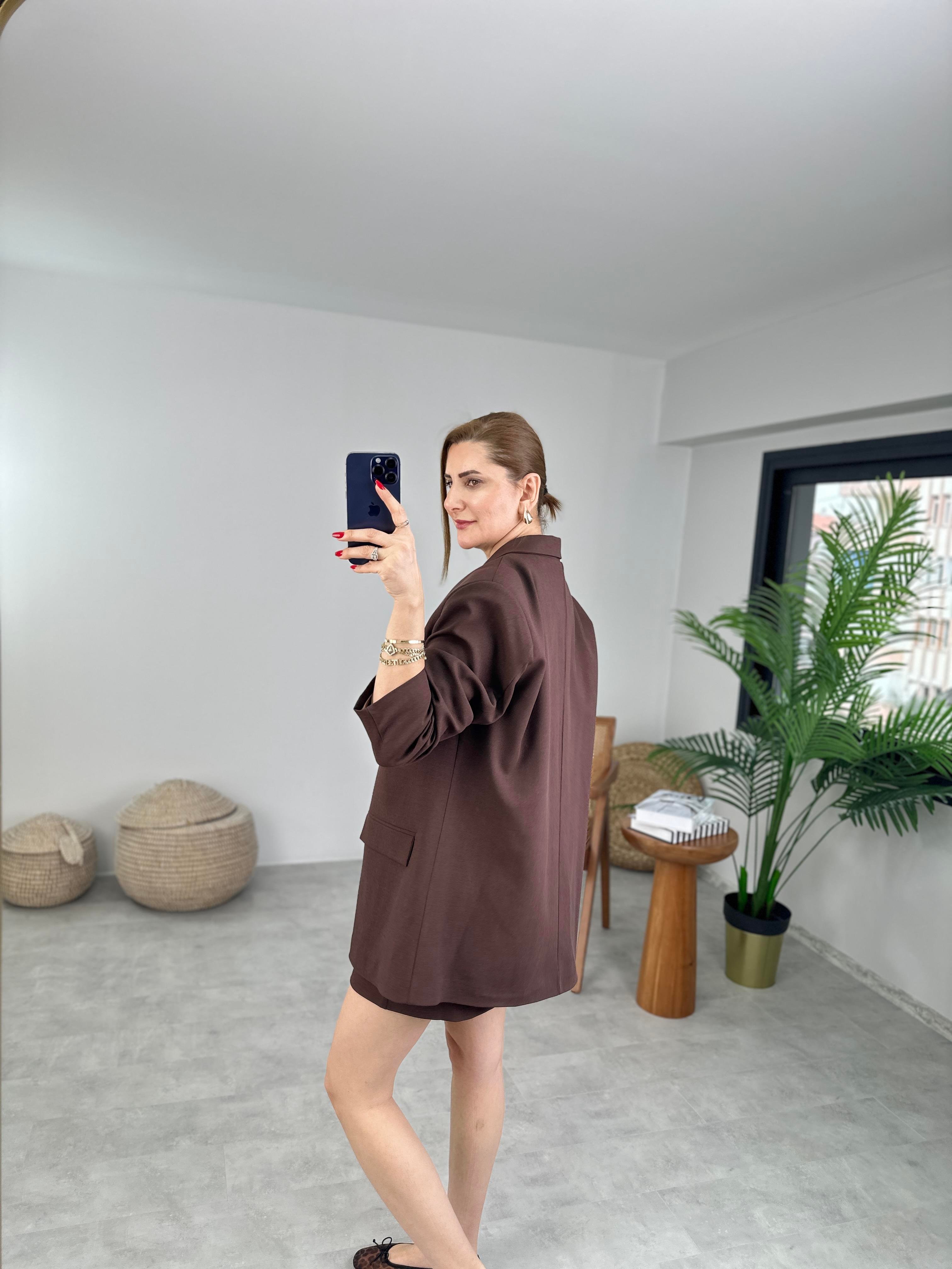Blazer Ceketli Elbise