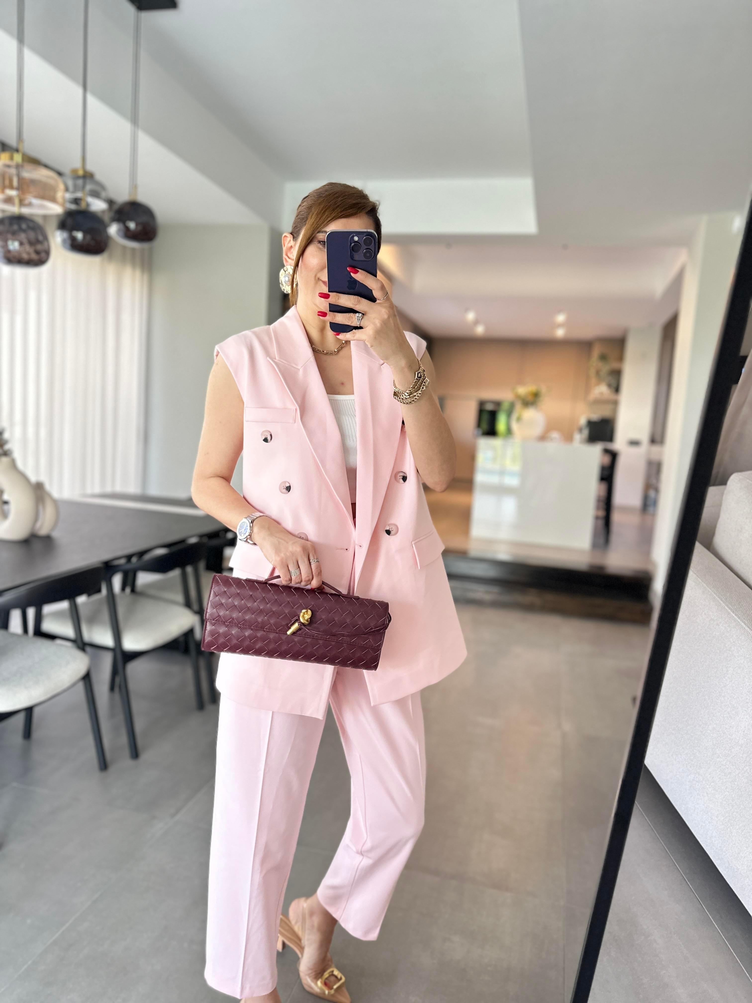Blazer Yelek Pantolon Takım