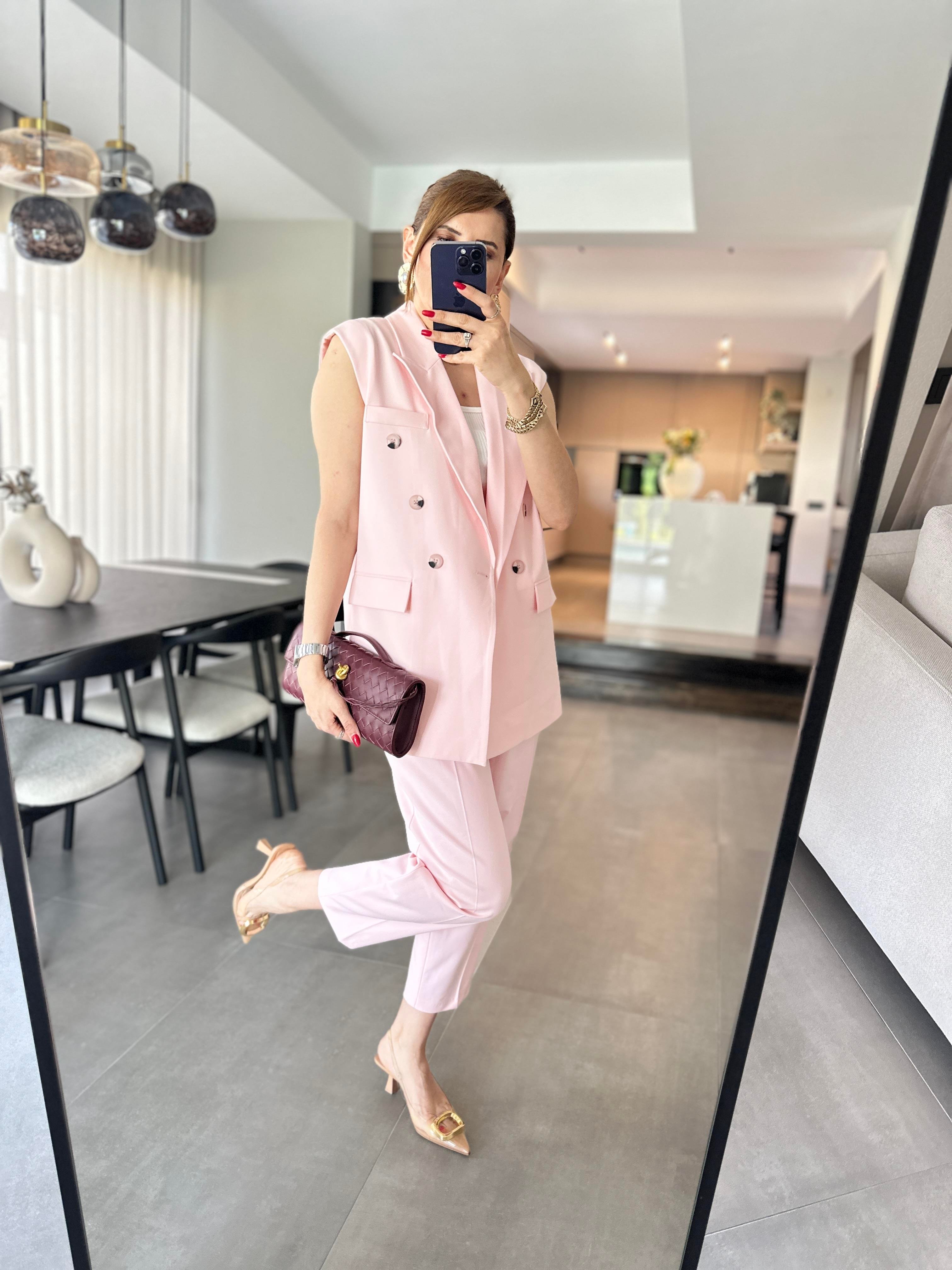 Blazer Yelek Pantolon Takım