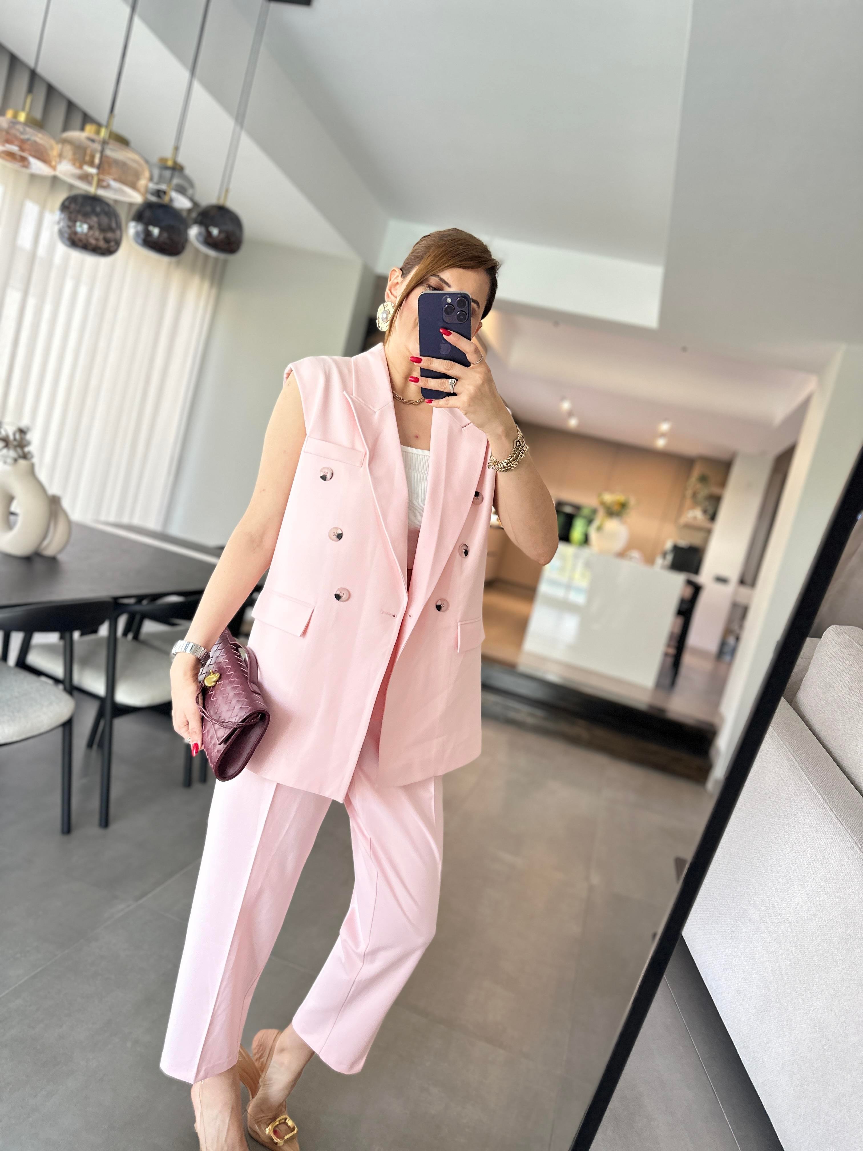 Blazer Yelek Pantolon Takım