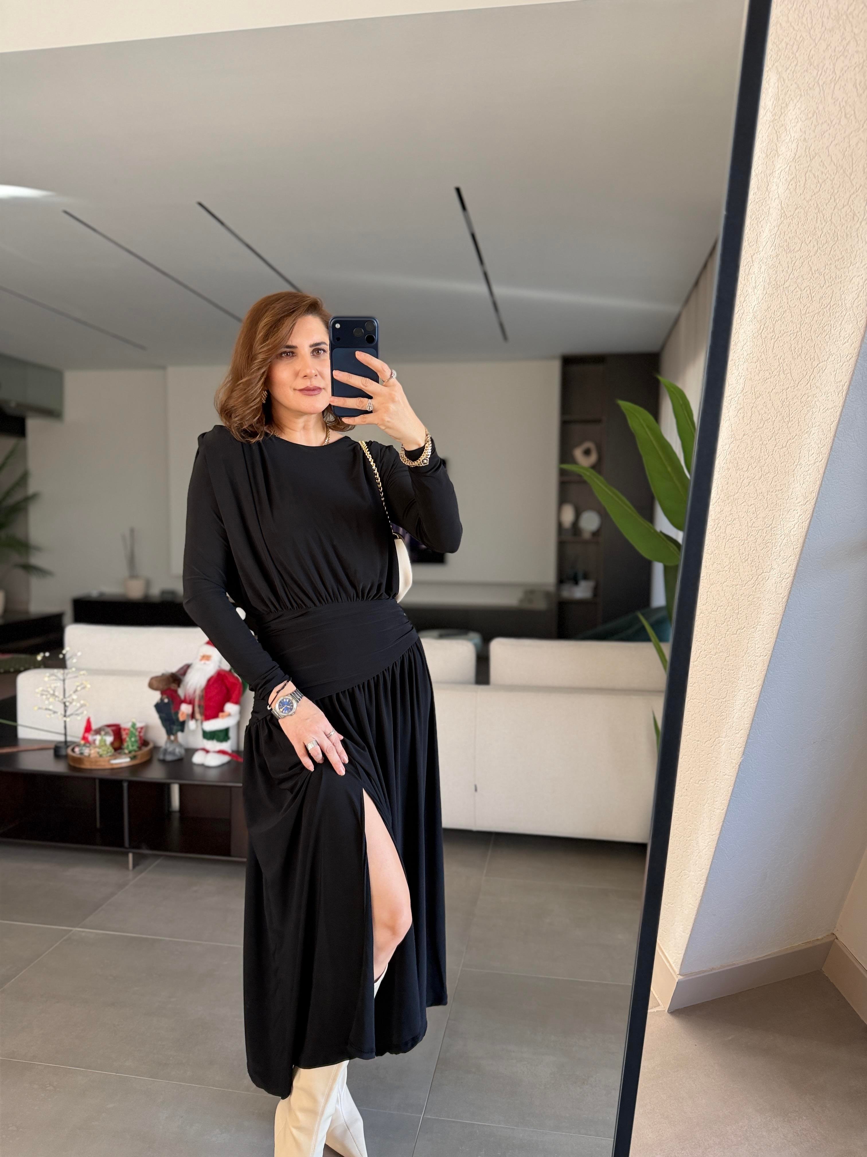 Büzgülü Korsaj Sandy Elbise