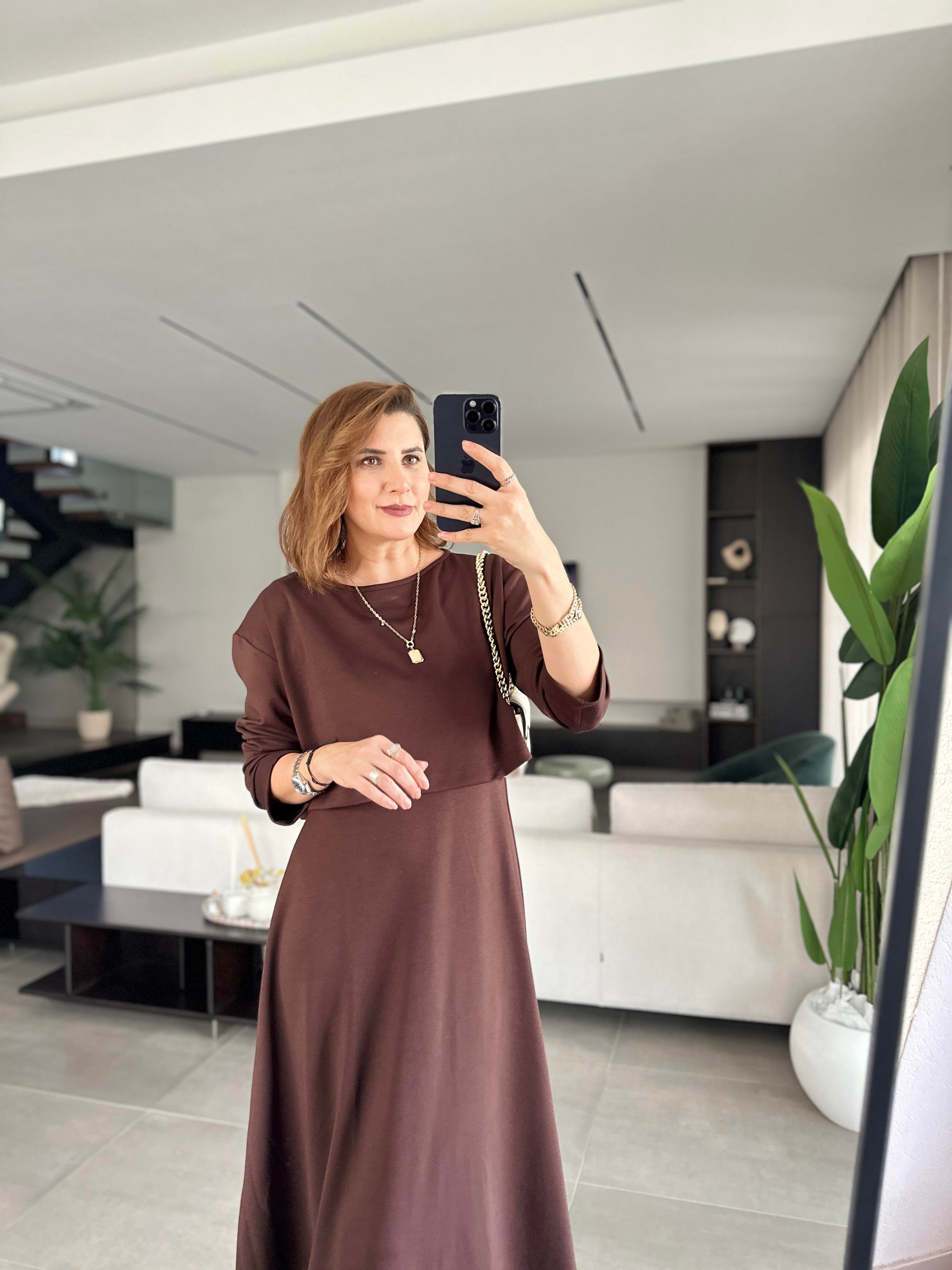 Çan Kesim İki Parça Elbise