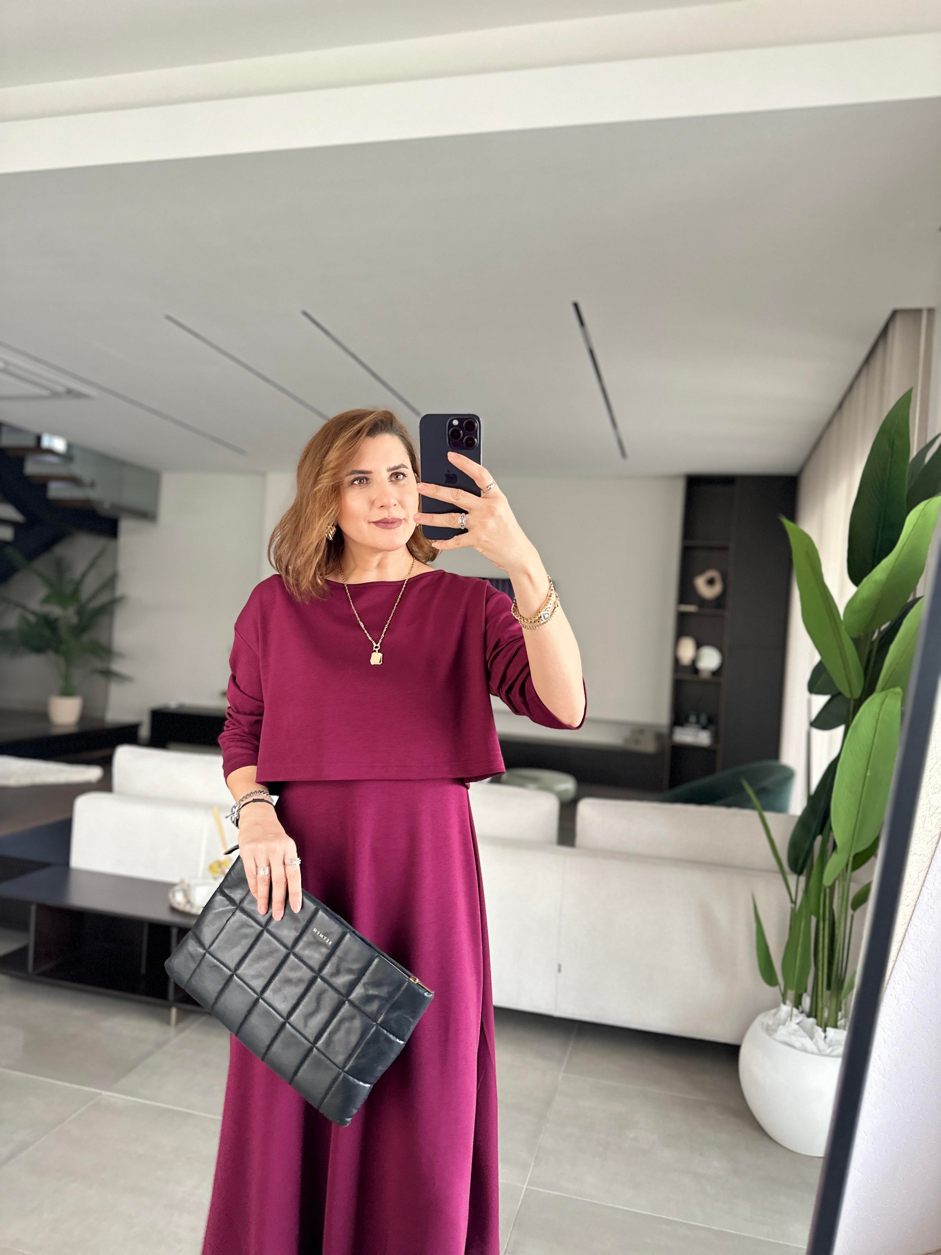Çan Kesim İki Parça Elbise
