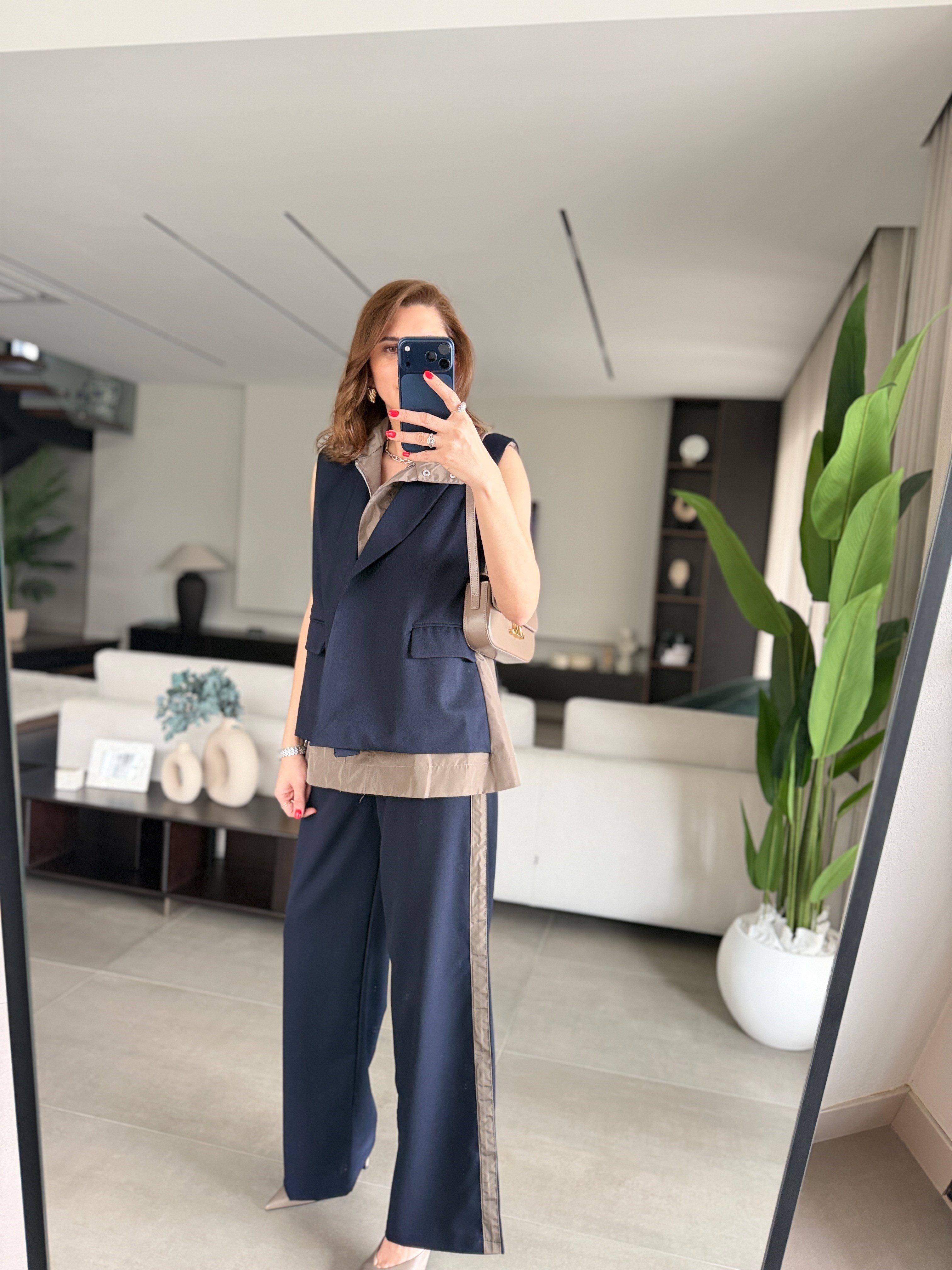 Çift Görünümlü Yelek Takım