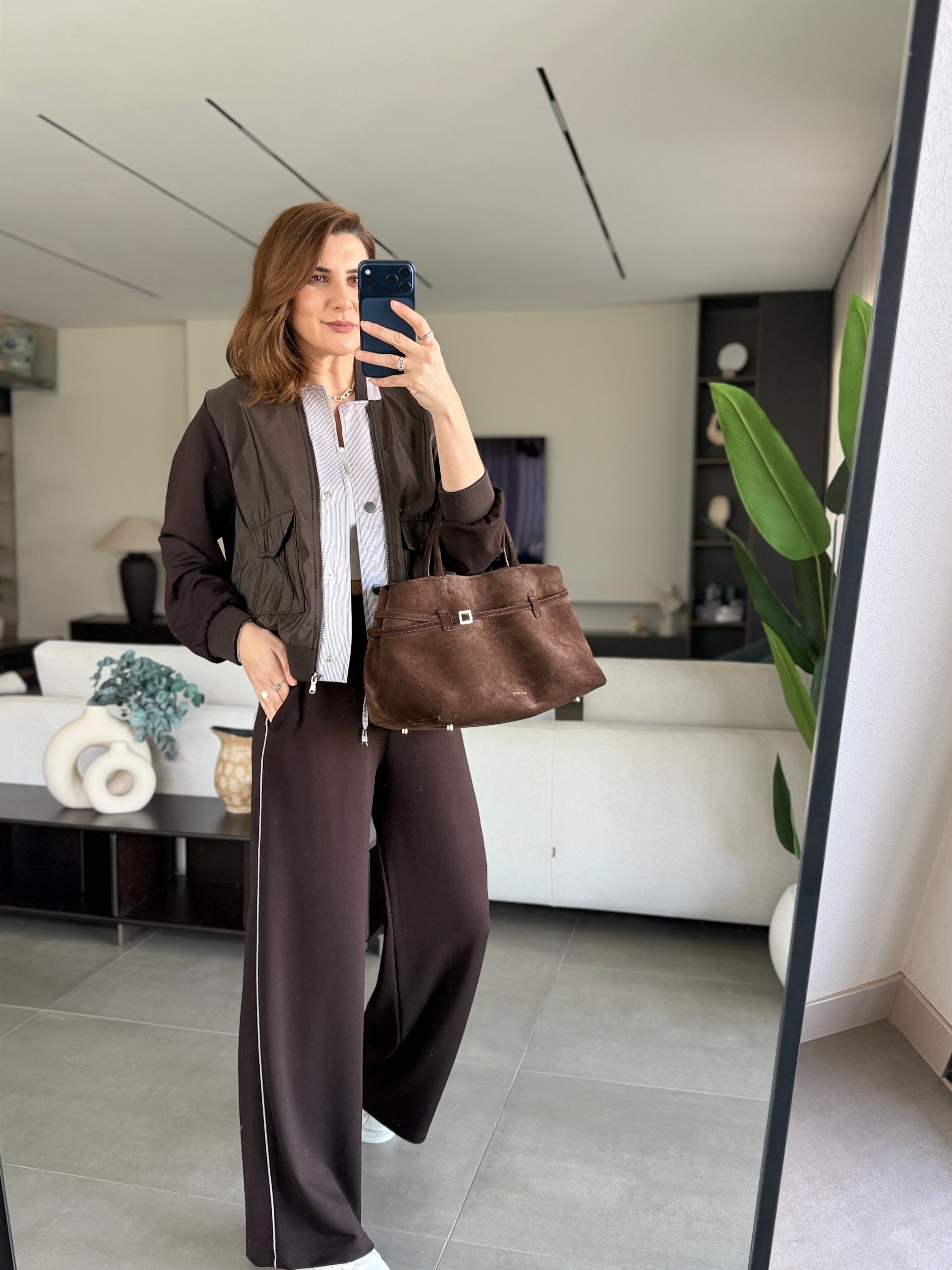 Çizgi Detaylı Line Modal Takım