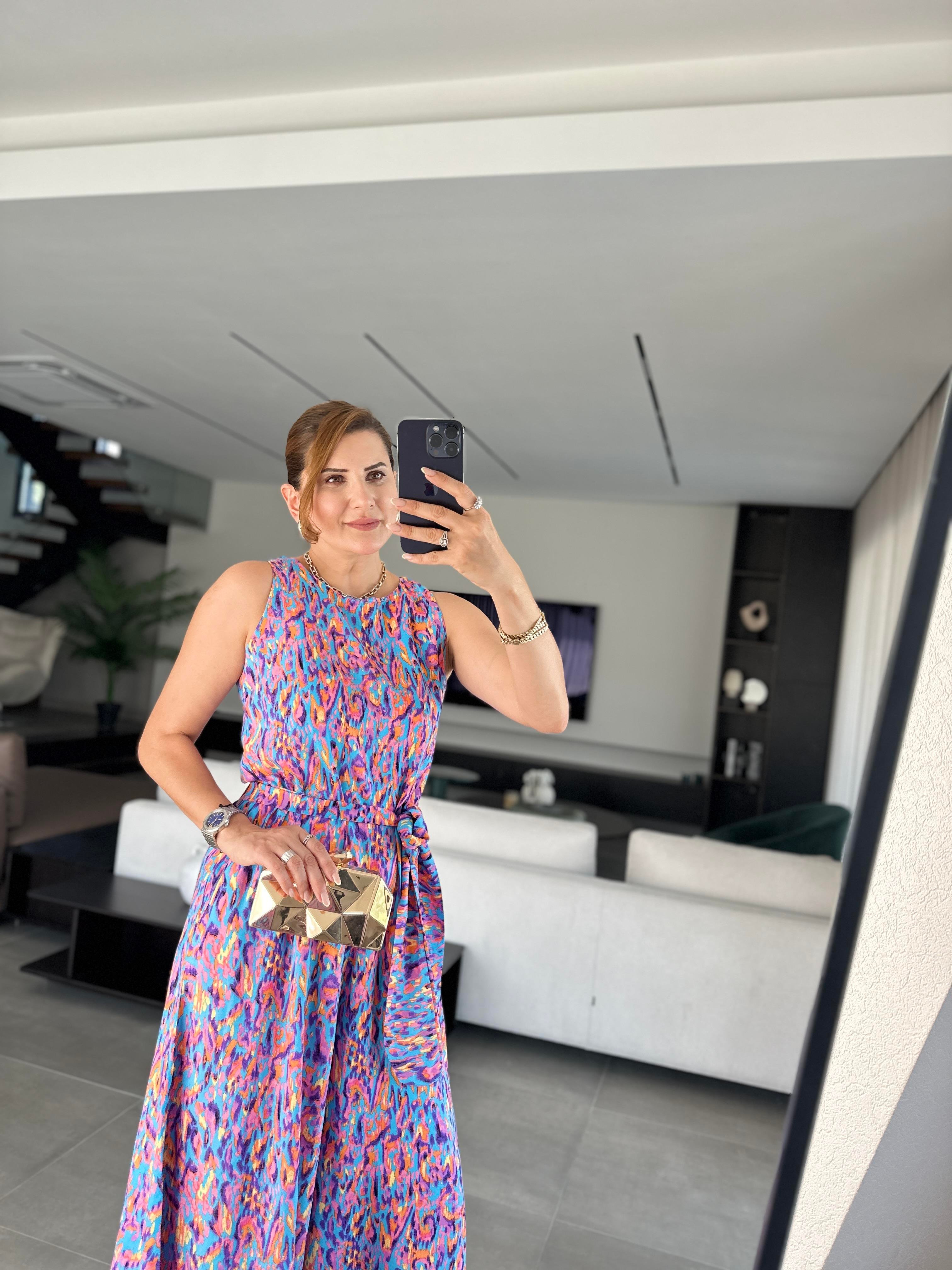 Ebruli Desenli Tulum