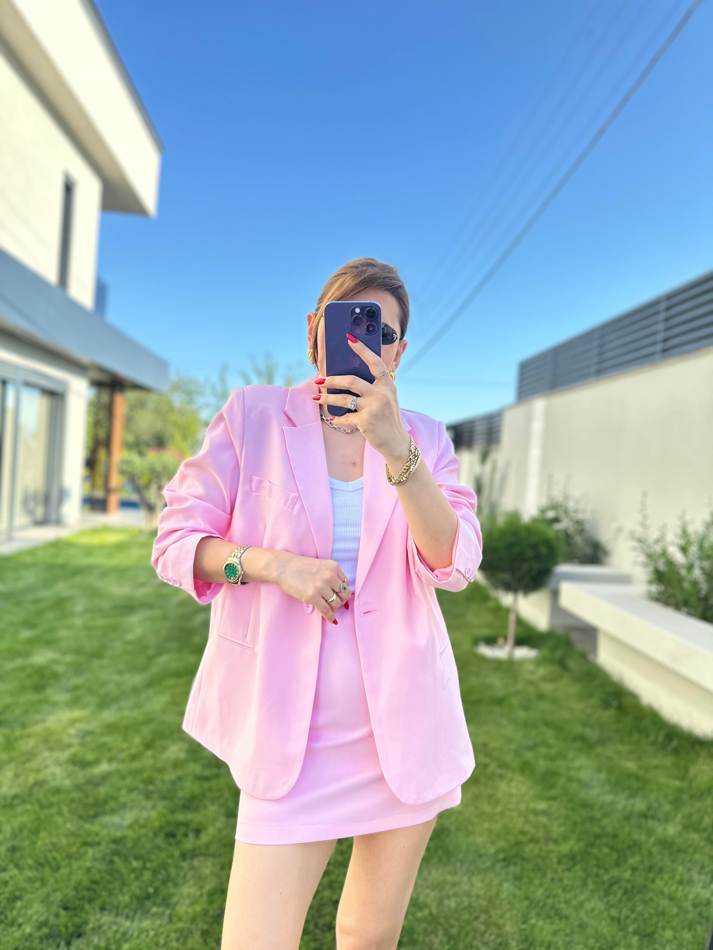 Etekli Blazer Ceket Takım