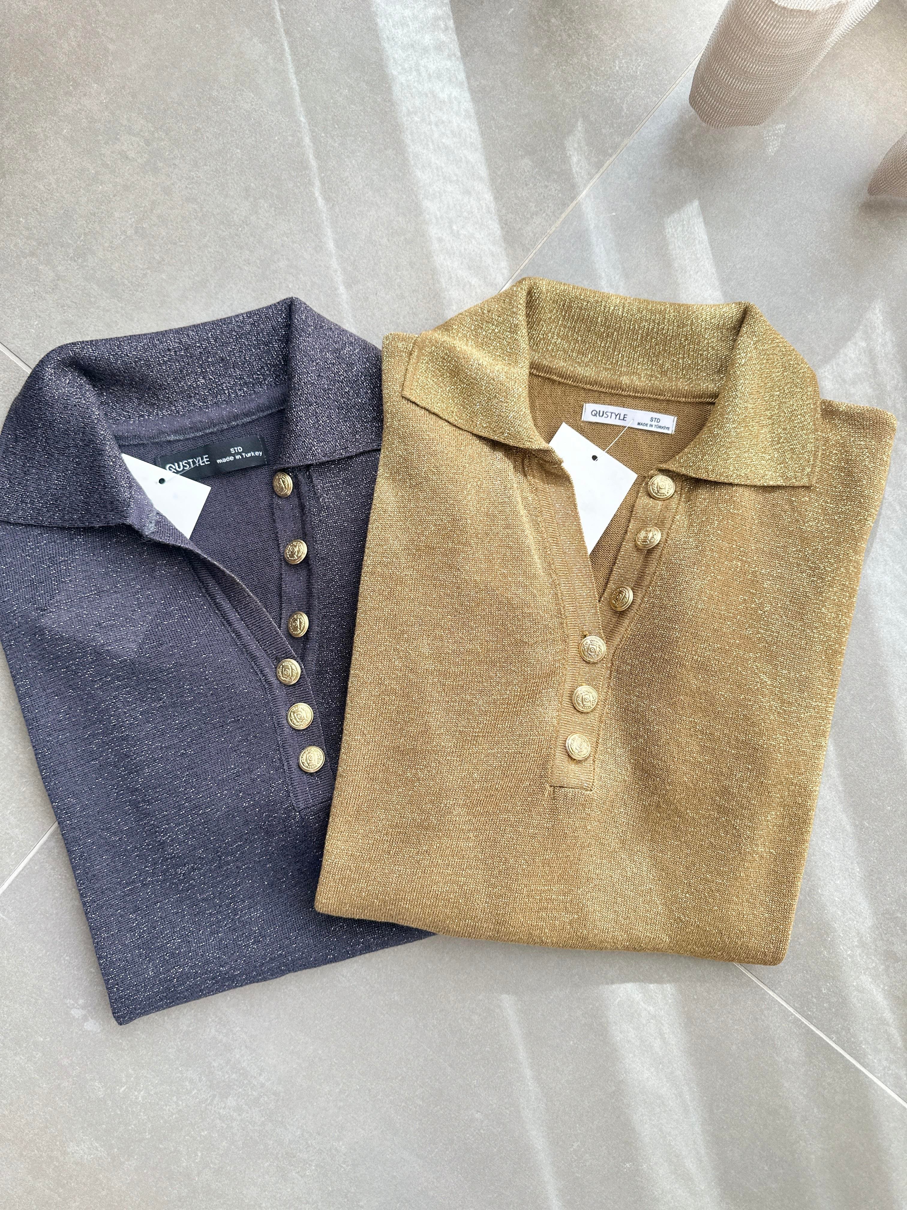 Füme Polo Yaka Merserize