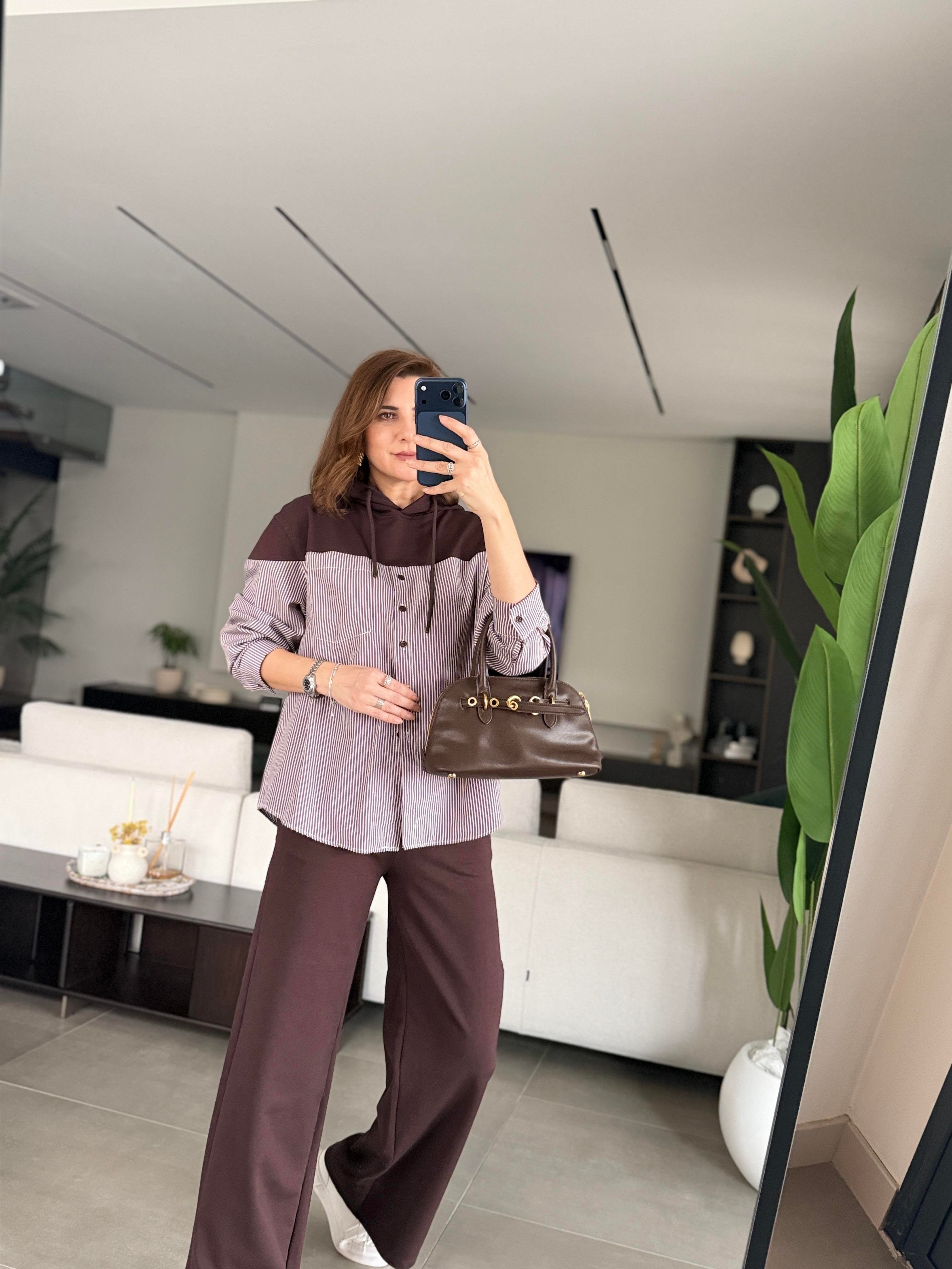 Gömlek Garnili Takım