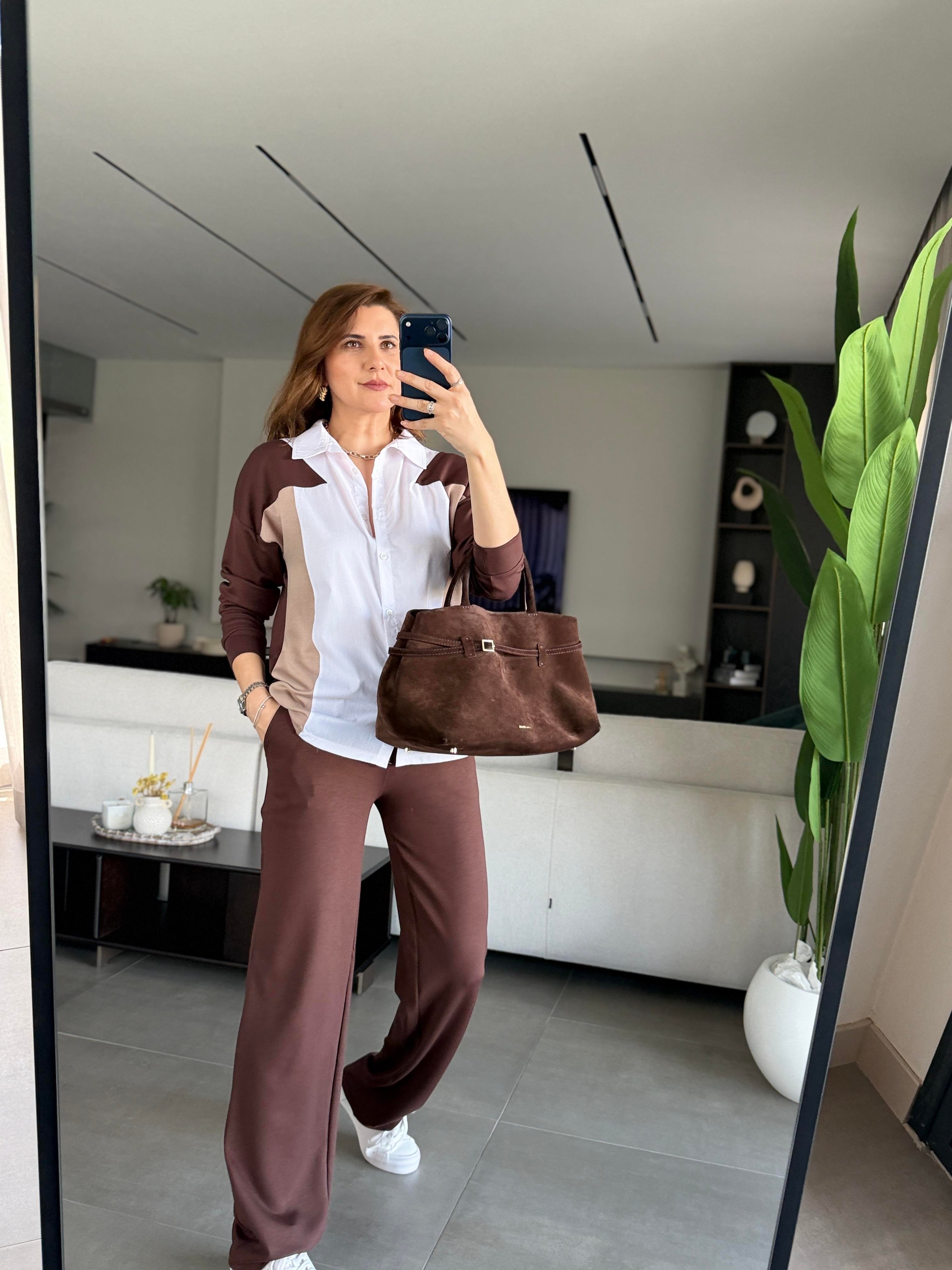 Gömlek Garnili Takım