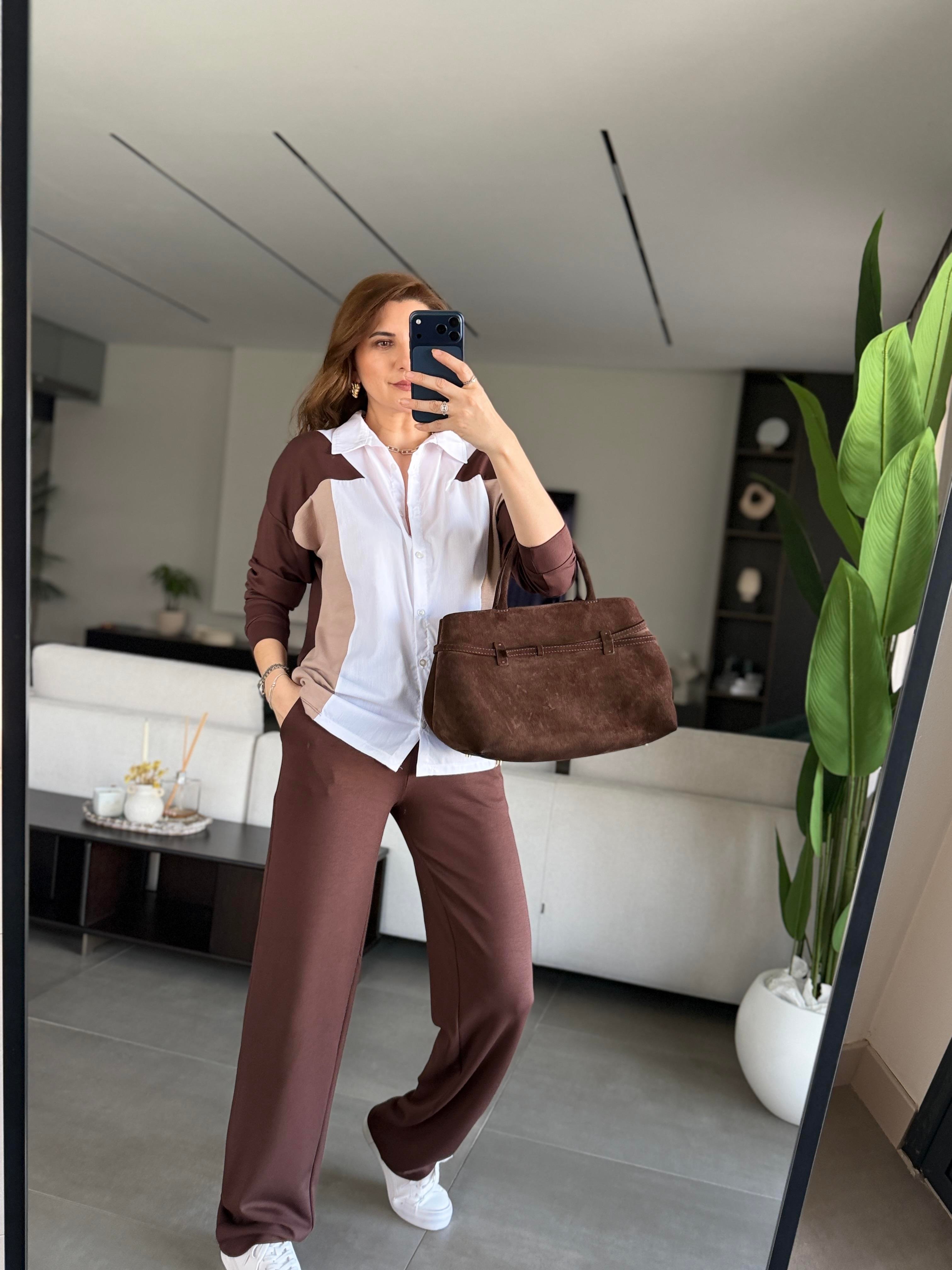 Gömlek Garnili Takım