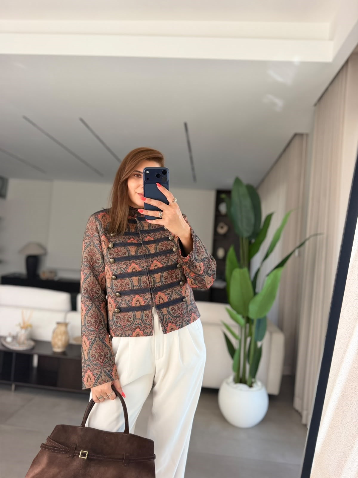 Hürrem Otantik Desen Ceket