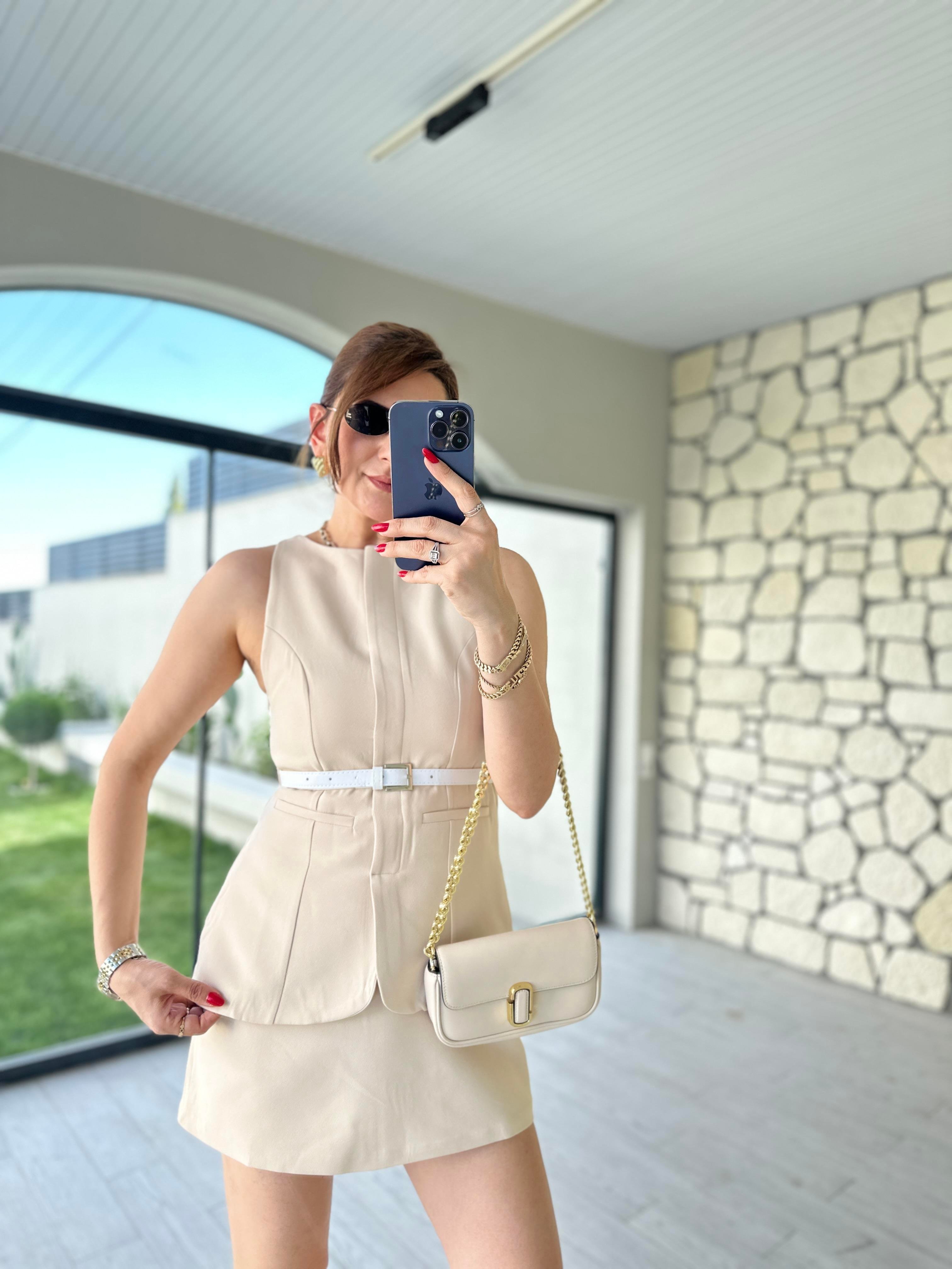 İki Parça Görünümlü Elbise