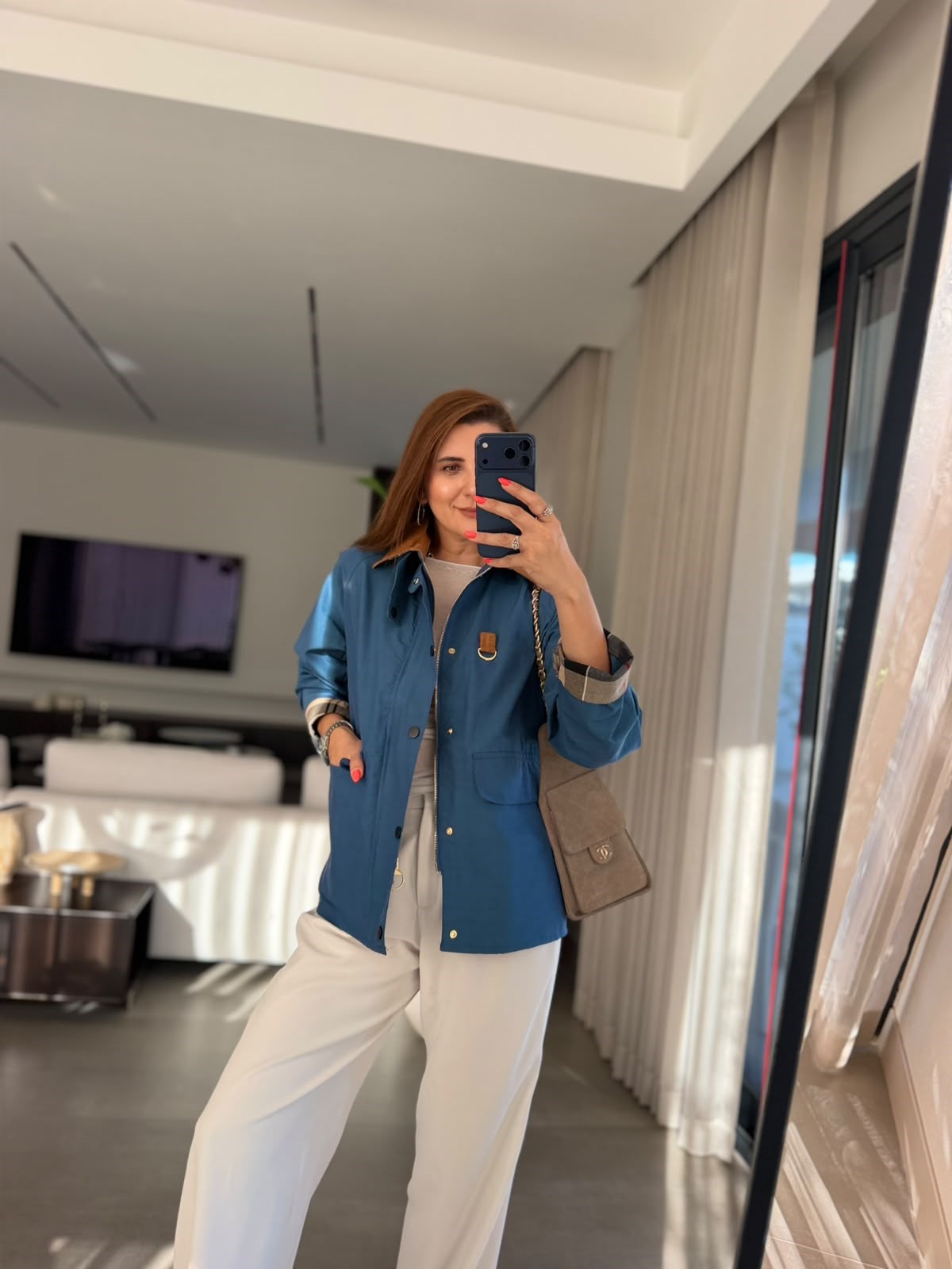 İndigo Barn Kadife Yaka Detay Ceket