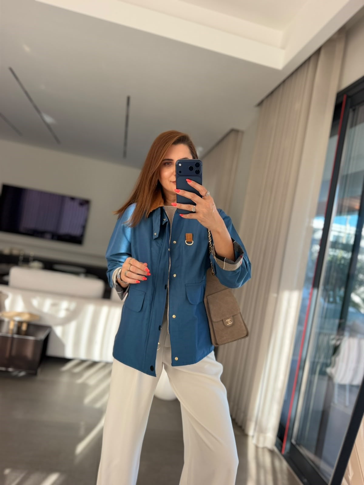 İndigo Barn Kadife Yaka Detay Ceket