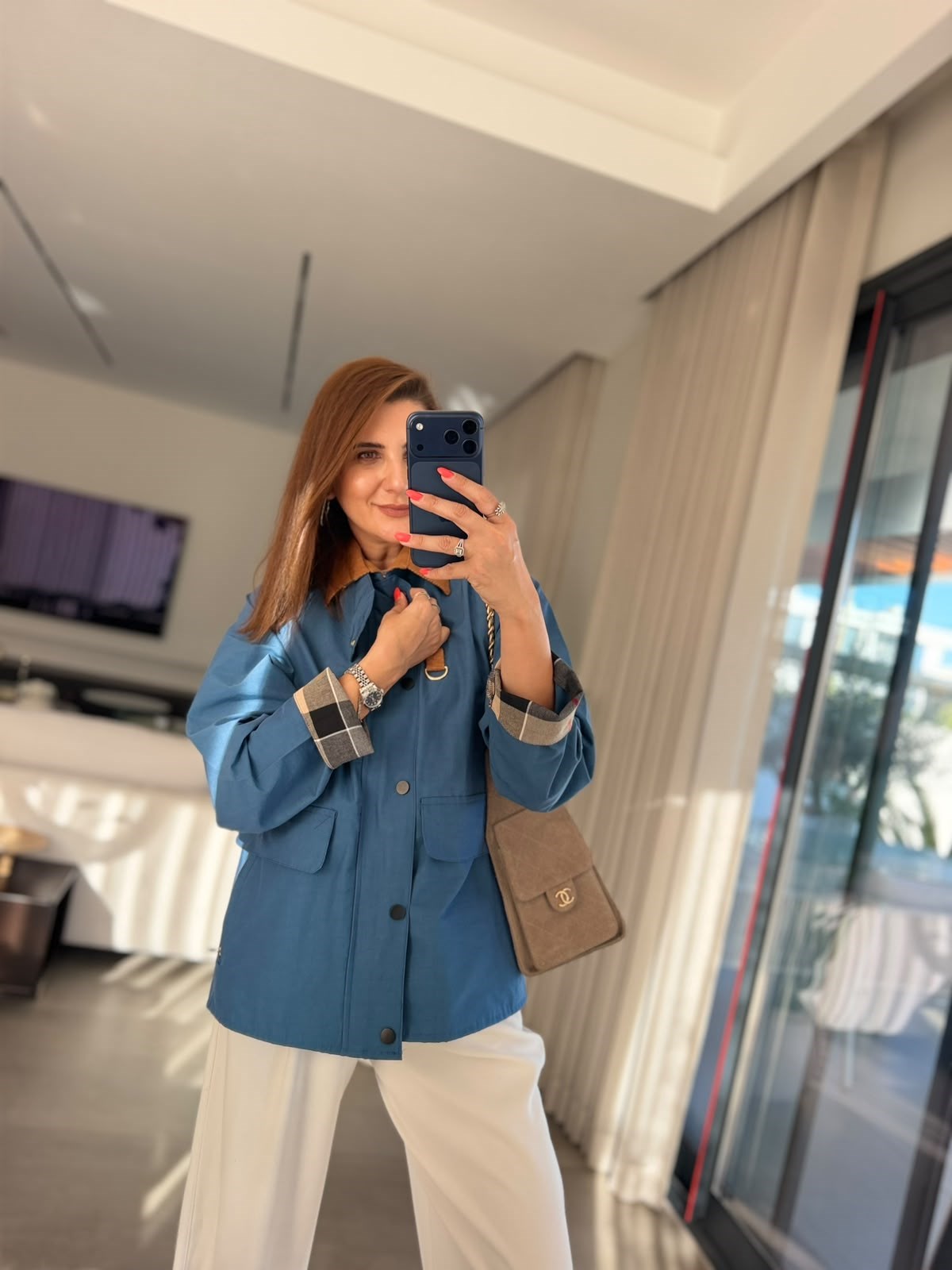 İndigo Barn Kadife Yaka Detay Ceket
